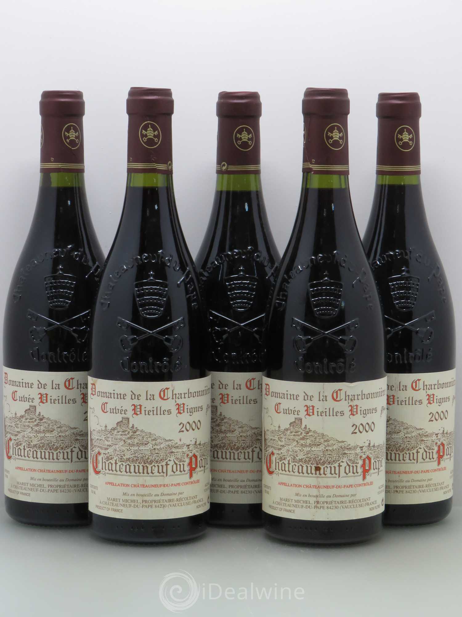 Châteauneuf-du-Pape Vieilles Vignes Charbonnière (Domaine de la) 2000 - Lot de 5 bouteilles - 0
