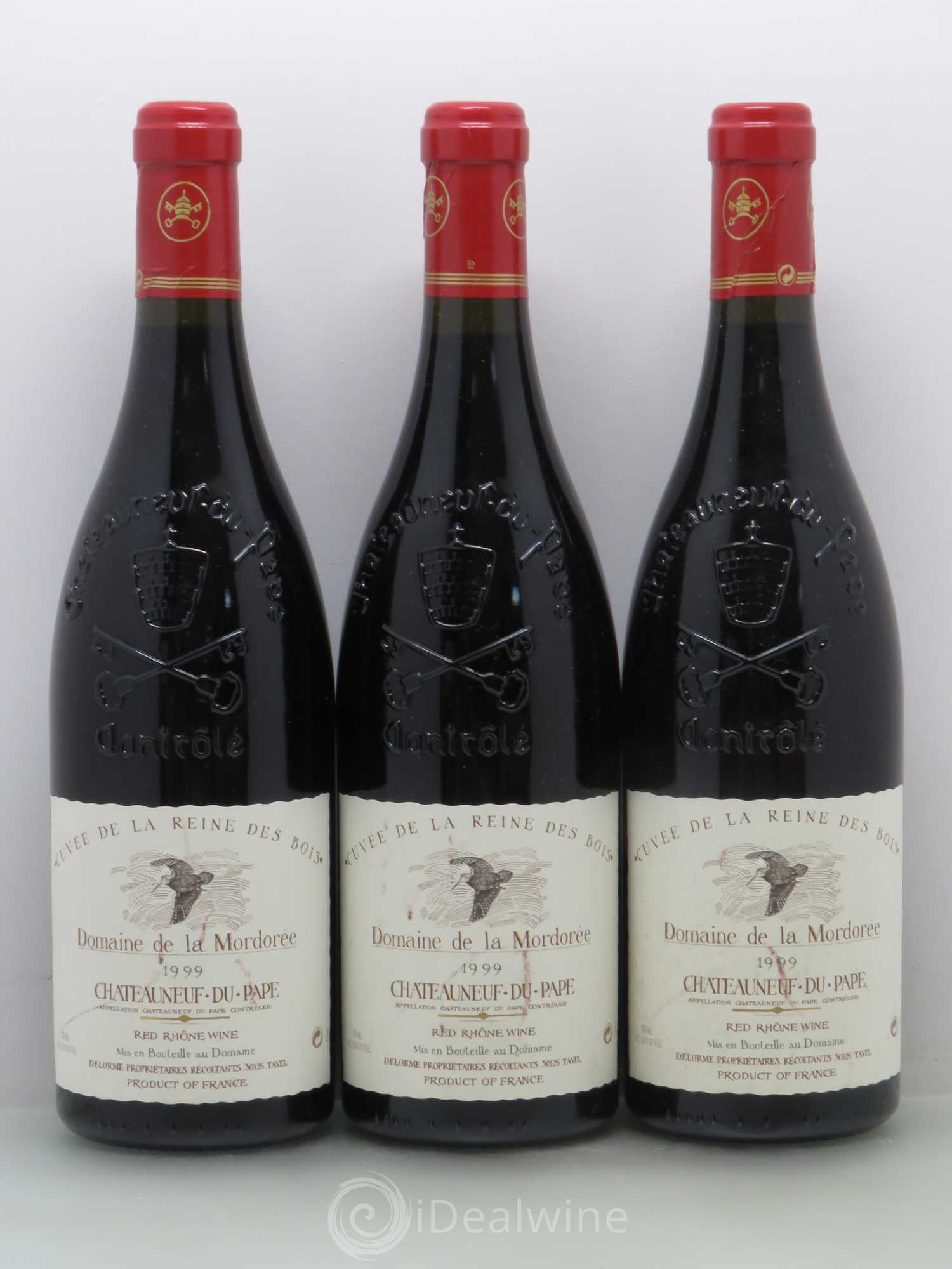 Châteauneuf-du-Pape  Cuvée de la Reine des Bois La Mordorée (Domaine de) 1999 - Lot de 6 bouteilles - 2