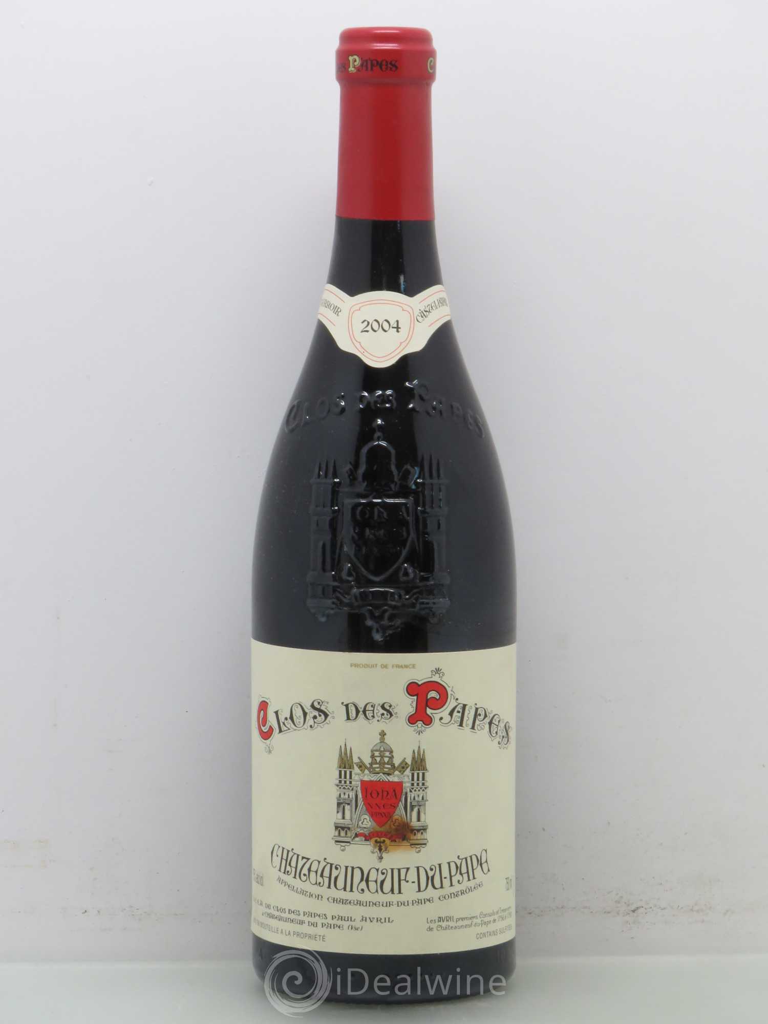 Châteauneuf-du-Pape Clos des Papes - Paul Avril 2004 - Lot de 1 bouteille - 0