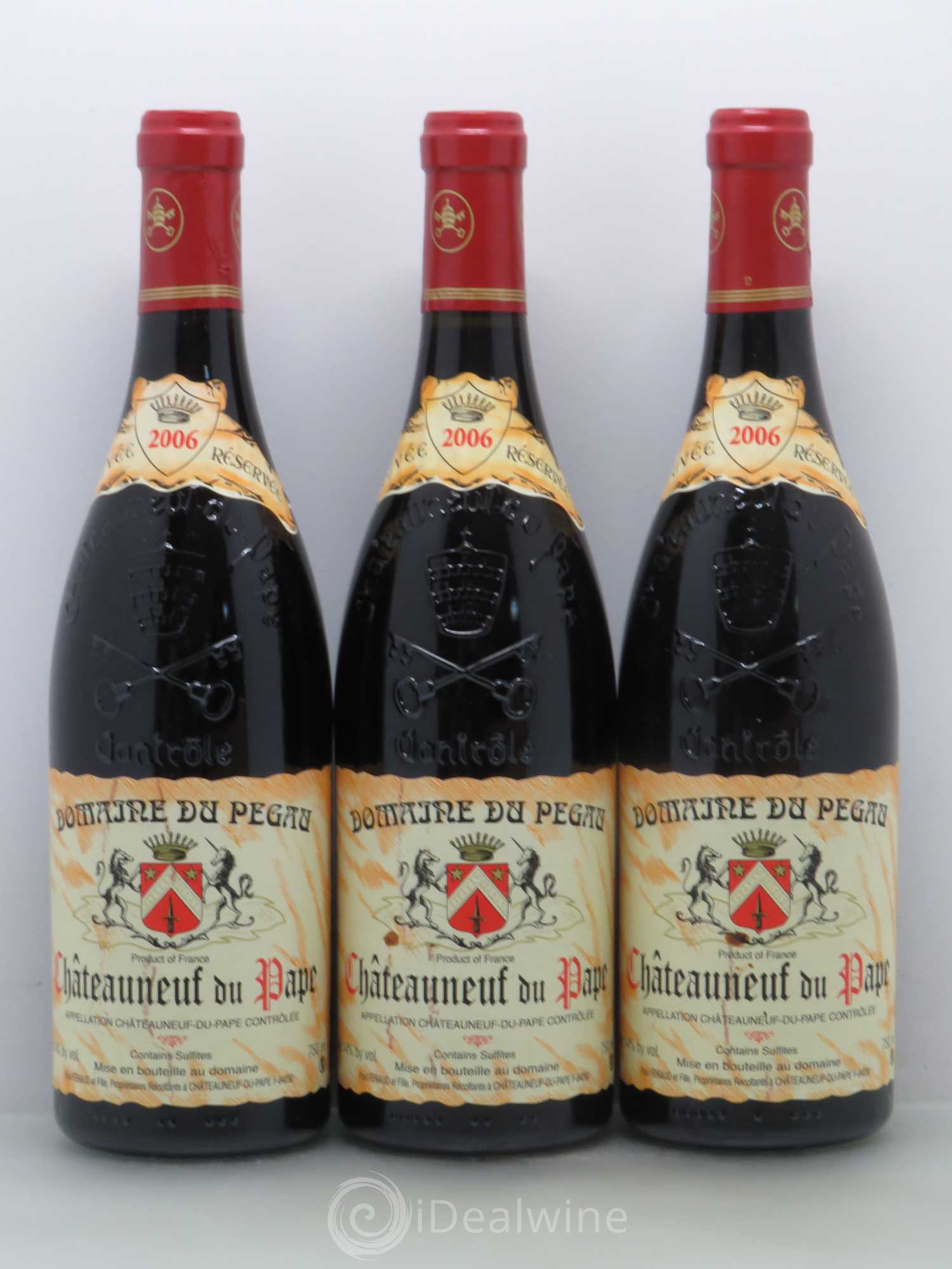 Châteauneuf-du-Pape Domaine du Pégau Cuvée Réservée Paul et Laurence Féraud 2006 - Lot de 6 bouteilles - 1