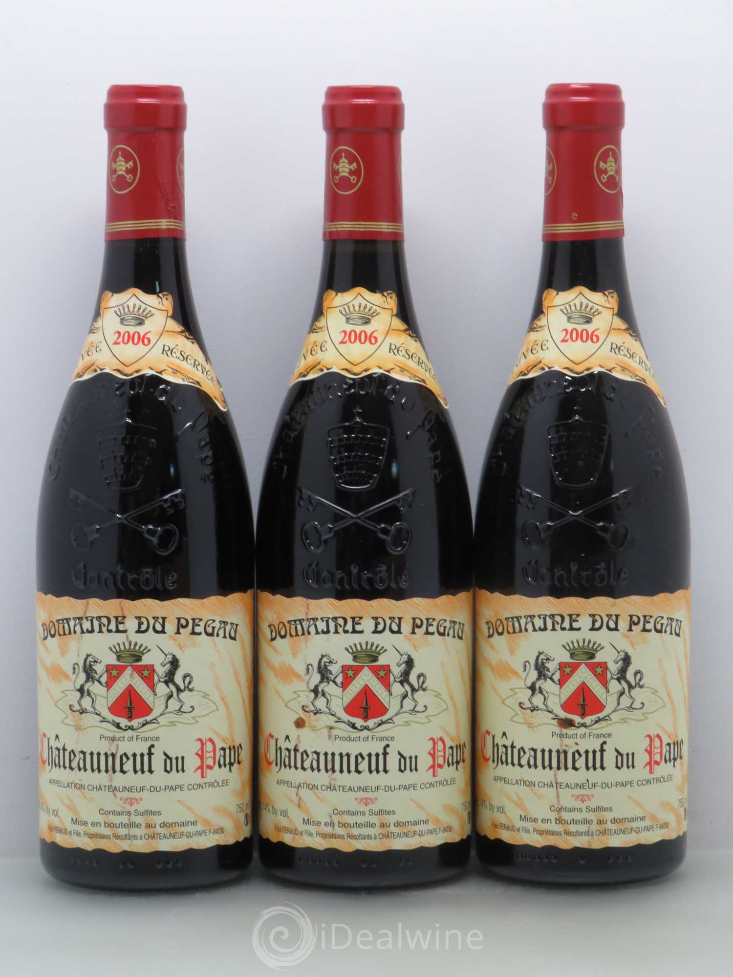 Châteauneuf-du-Pape Domaine du Pégau Cuvée Réservée Paul et Laurence Féraud 2006 - Lot de 6 bouteilles - 2