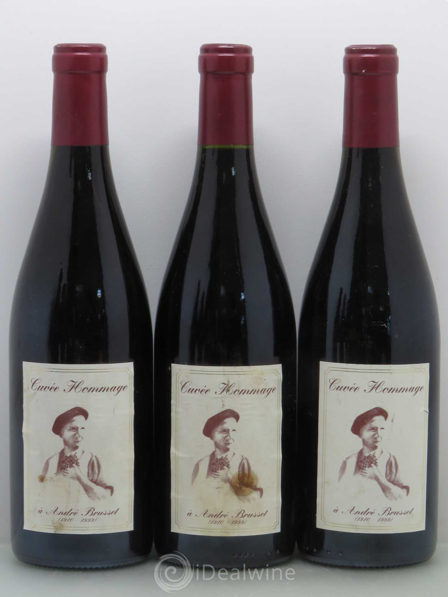 Côtes-du-Rhône-Villages Cairanne Brusset Hommage 1999 - Lot de 6 bouteilles - 1