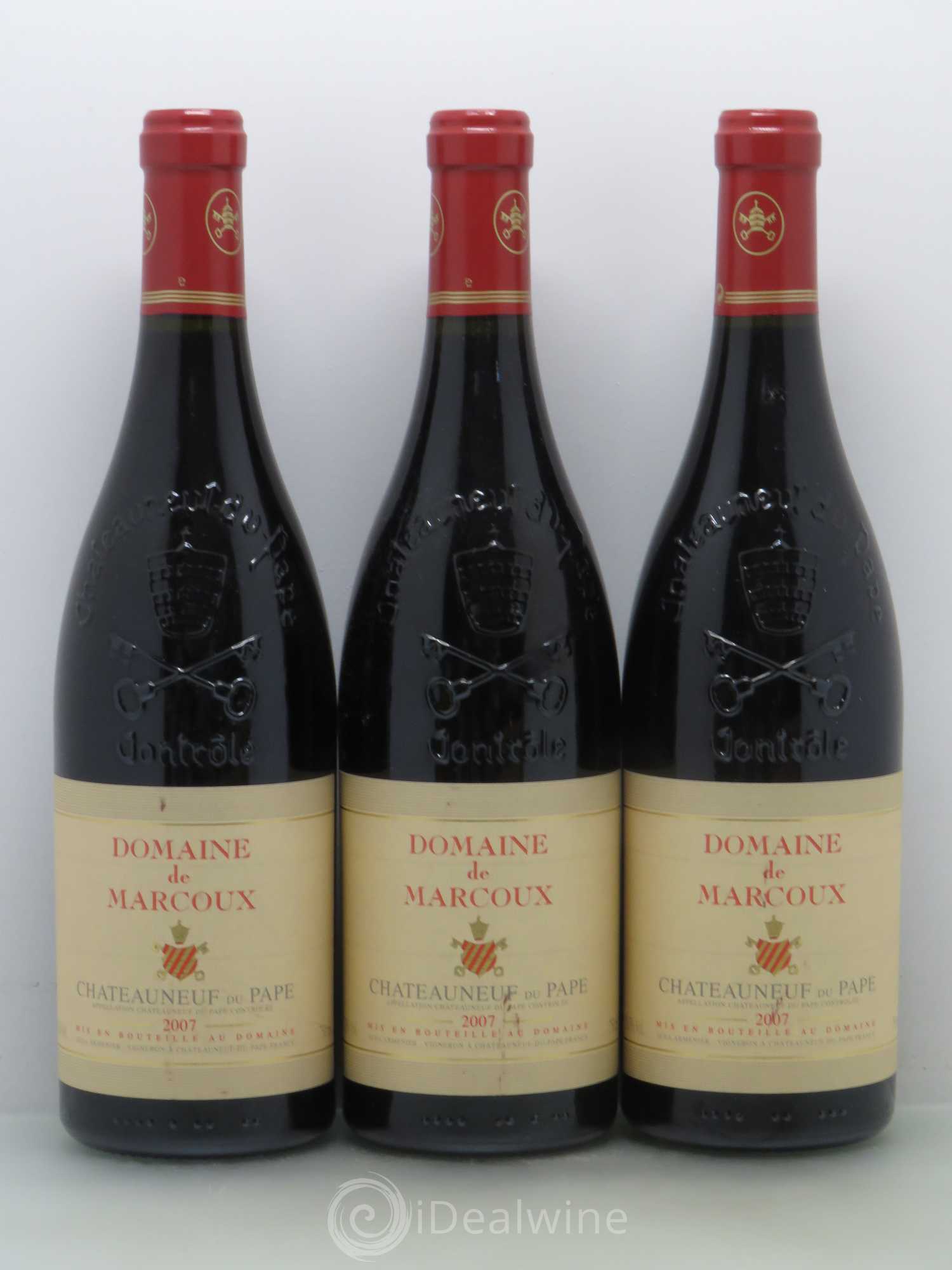 Châteauneuf-du-Pape Marcoux (Domaine de) 2007 - Lot de 6 bouteilles - 2