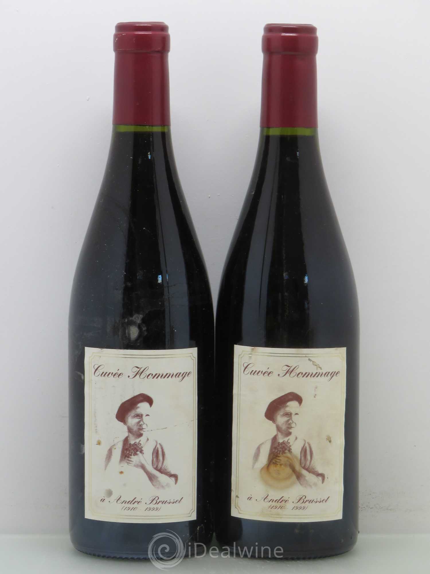 Côtes-du-Rhône-Villages Cairanne Brusset Hommage 1999 - Lot de 2 bouteilles - 0