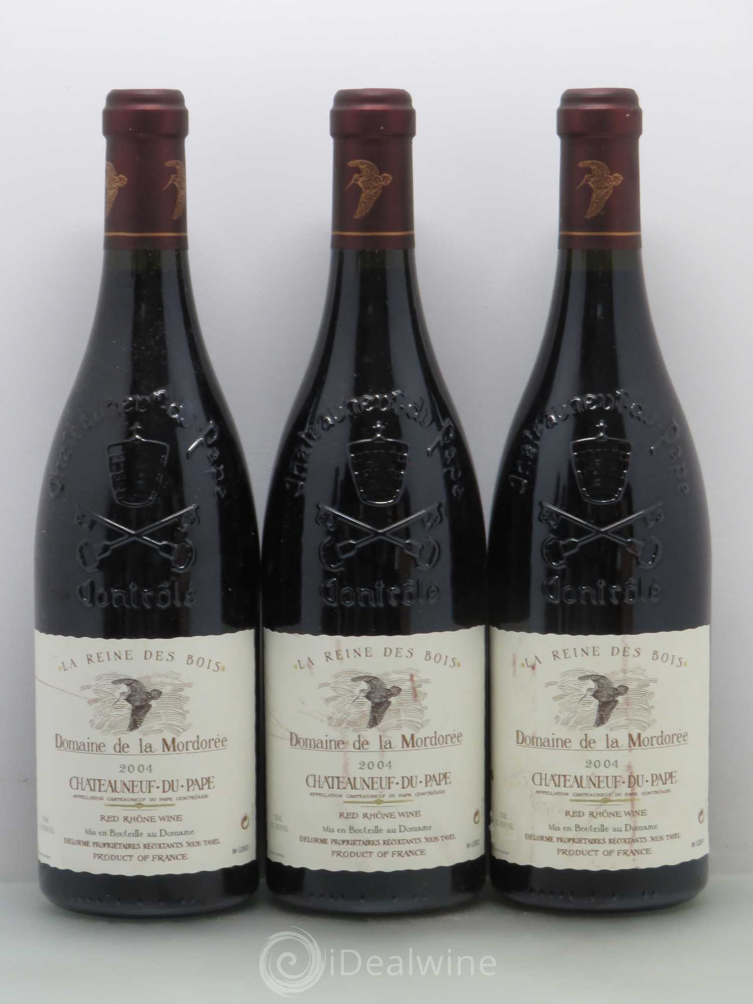 Châteauneuf-du-Pape  Cuvée de la Reine des Bois La Mordorée (Domaine de) 2004 - Lot de 6 bouteilles - 2