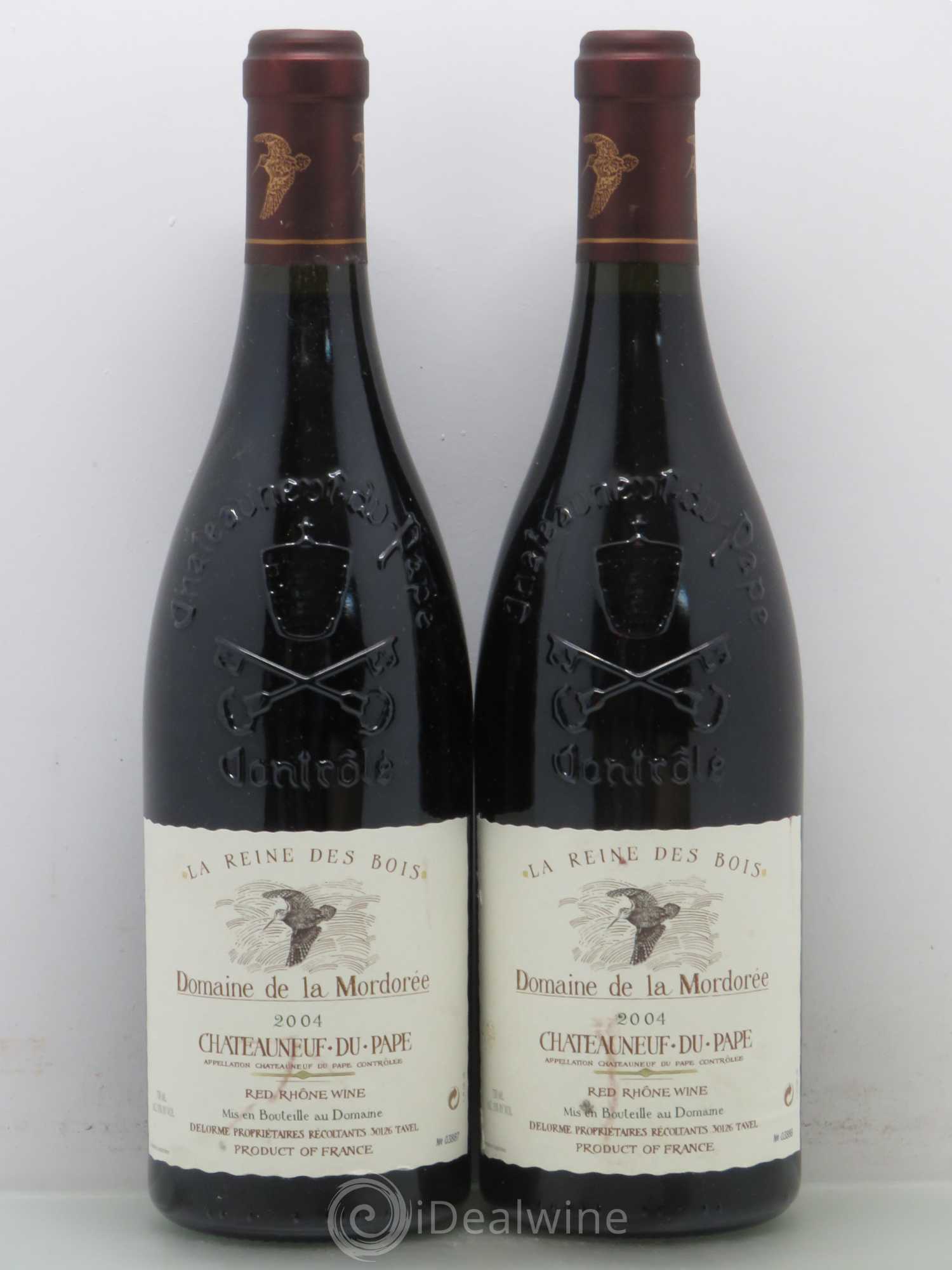 Châteauneuf-du-Pape Cuvée de la Reine des Bois La Mordorée (Domaine de) 2004 - Lot de 2 bouteilles - 0