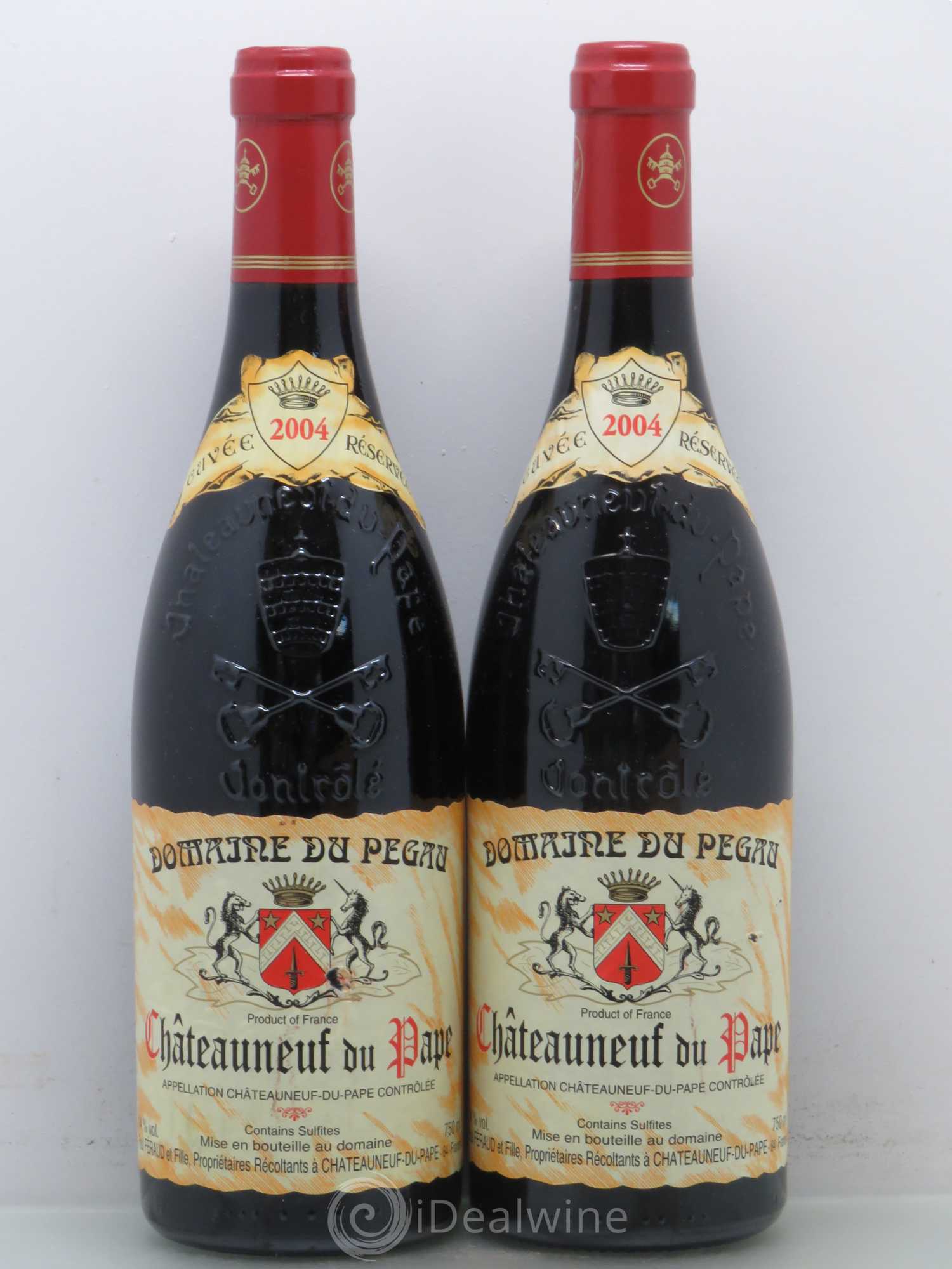 Châteauneuf-du-Pape Domaine du Pégau Cuvée Réservée Paul et Laurence Féraud 2004 - Lot de 2 bouteilles - 0