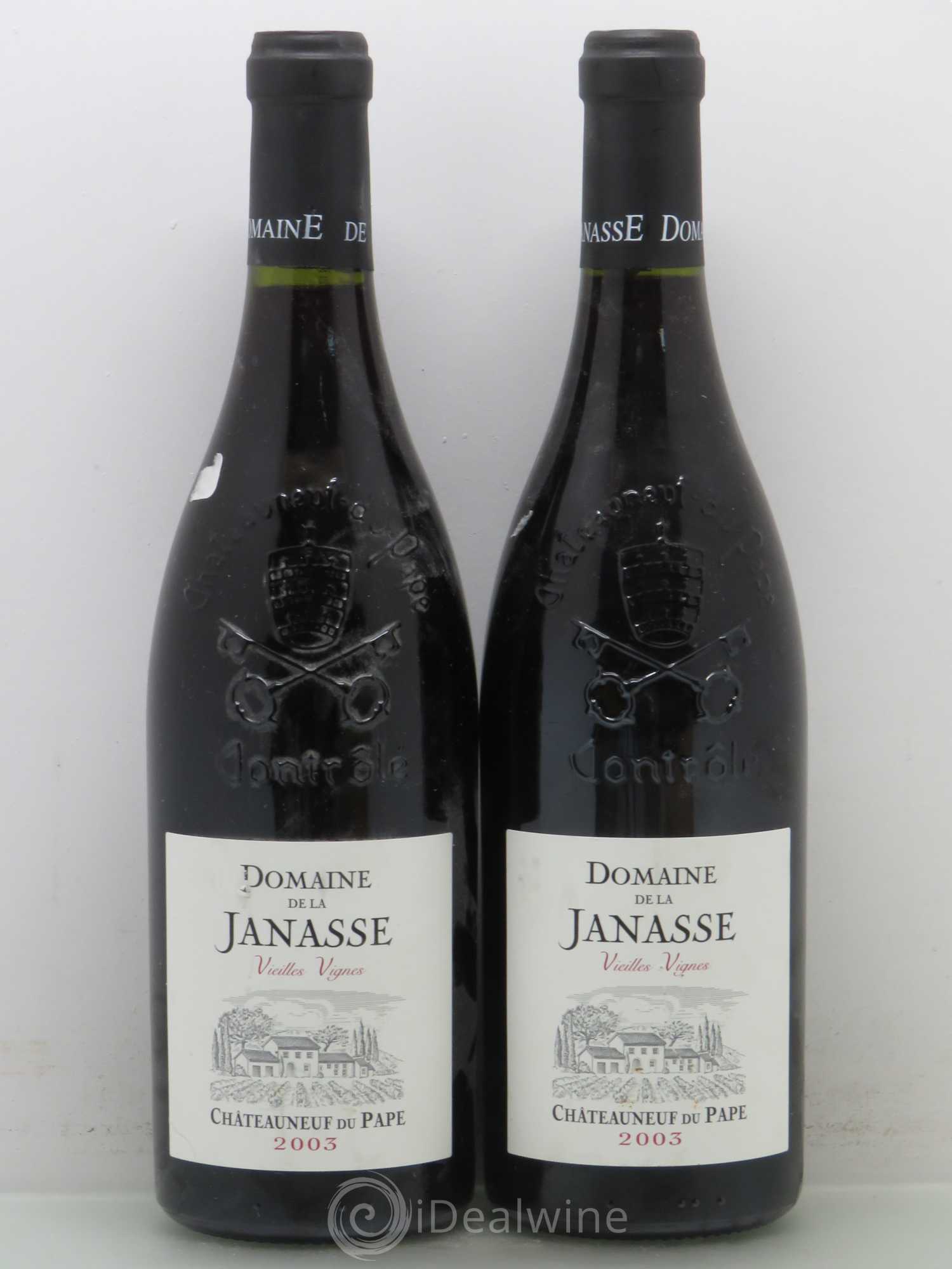 Châteauneuf-du-Pape Cuvée Vieilles Vignes La Janasse (Domaine de) 2003 - Lot de 2 bouteilles - 0