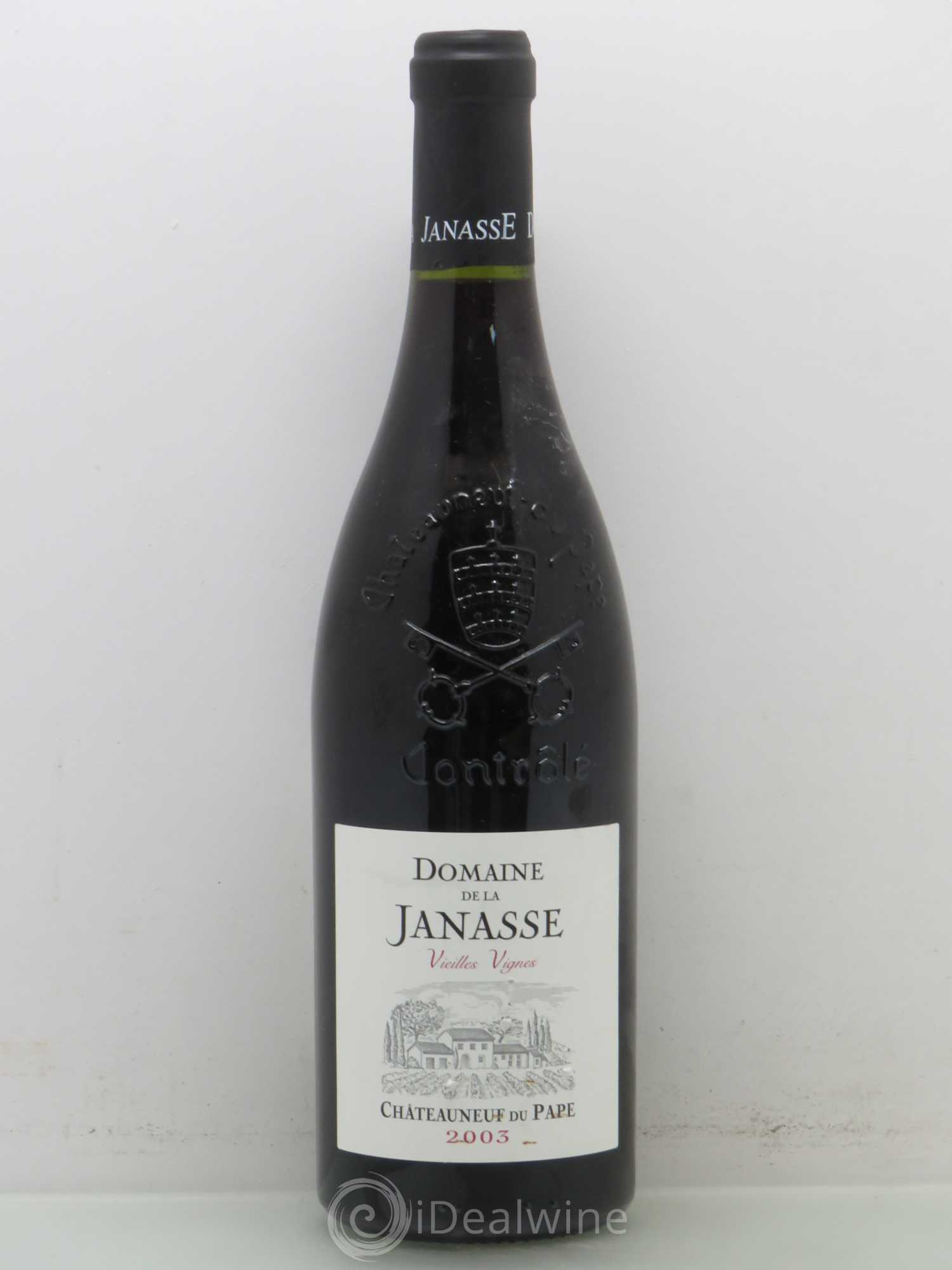Châteauneuf-du-Pape Cuvée Vieilles Vignes La Janasse (Domaine de) 2003 - Lot de 1 bouteille - 0