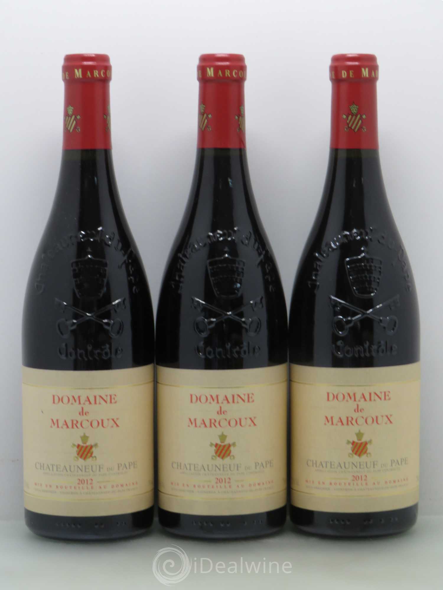 Châteauneuf-du-Pape Marcoux (Domaine de) 2012 - Lot de 6 bouteilles - 1