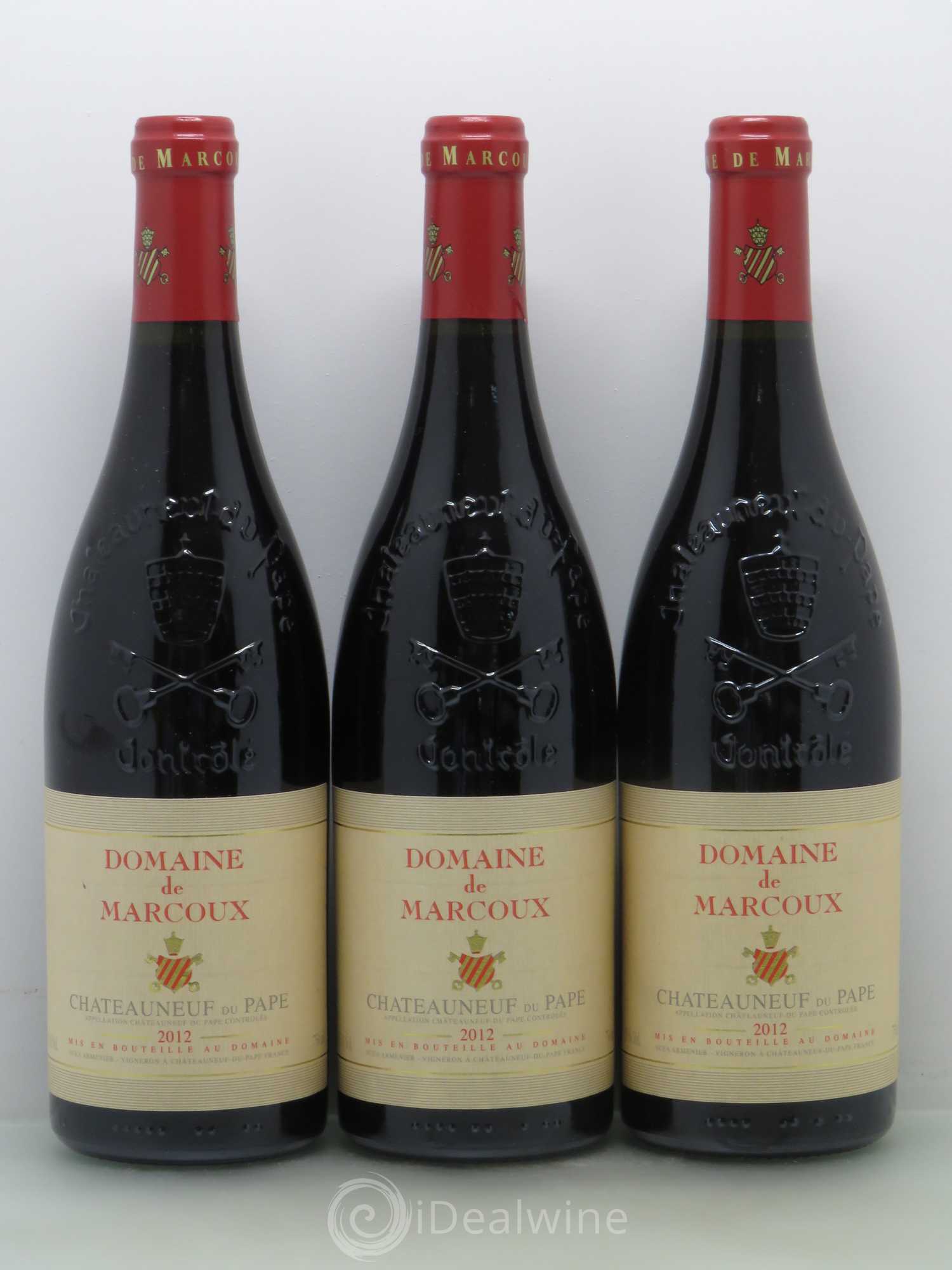 Châteauneuf-du-Pape Marcoux (Domaine de) 2012 - Lot de 6 bouteilles - 2