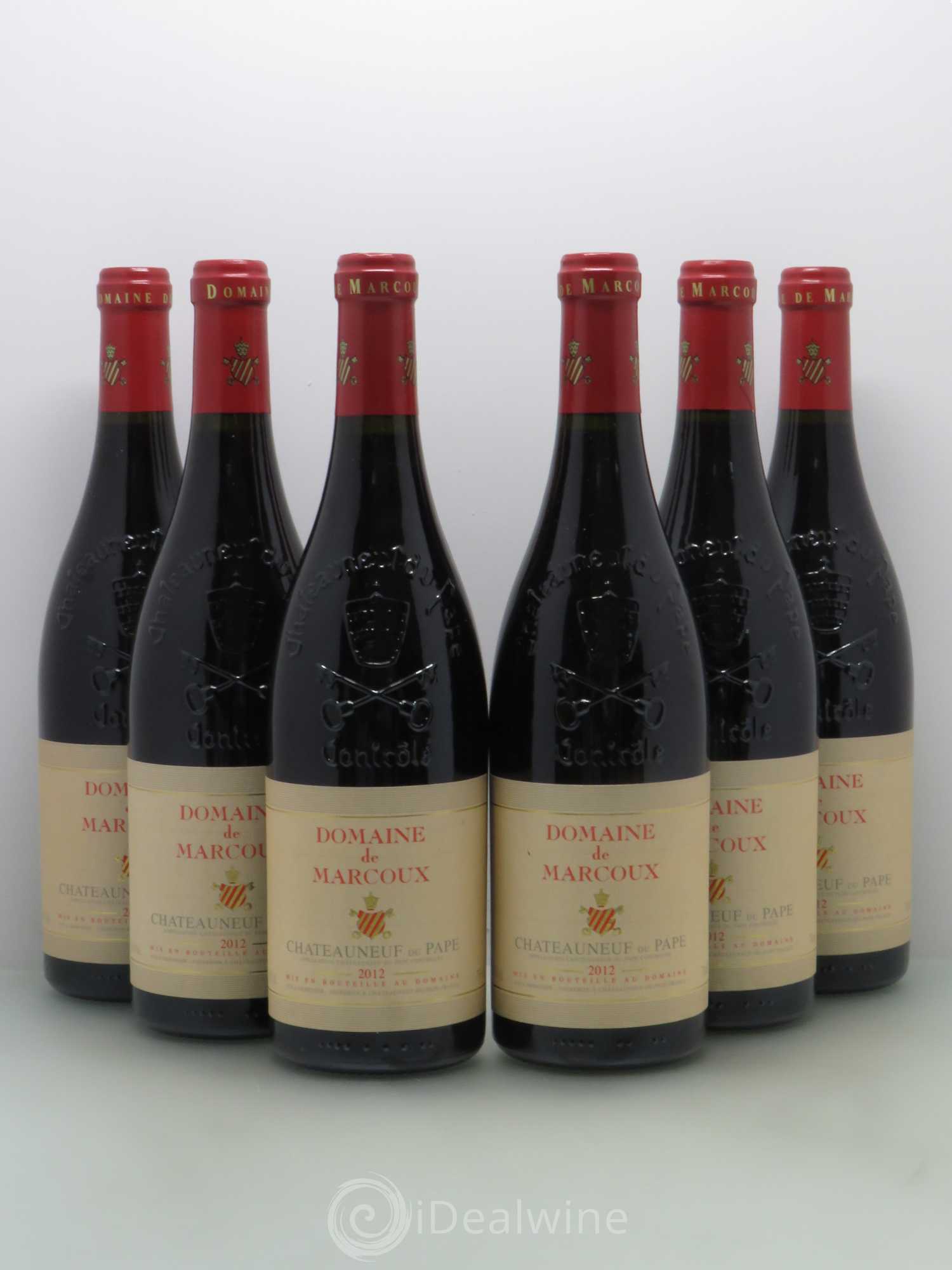 Châteauneuf-du-Pape Marcoux (Domaine de) 2012 - Lot de 6 bouteilles - 0