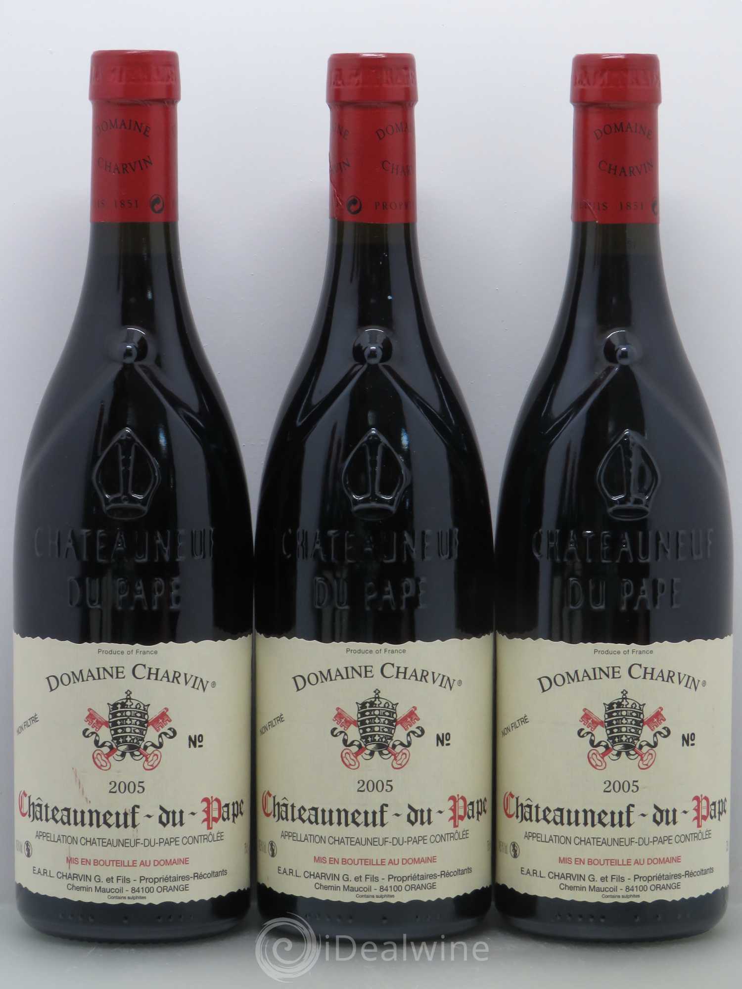 Châteauneuf-du-Pape Charvin (Domaine) 2005 - Lot de 6 bouteilles - 1