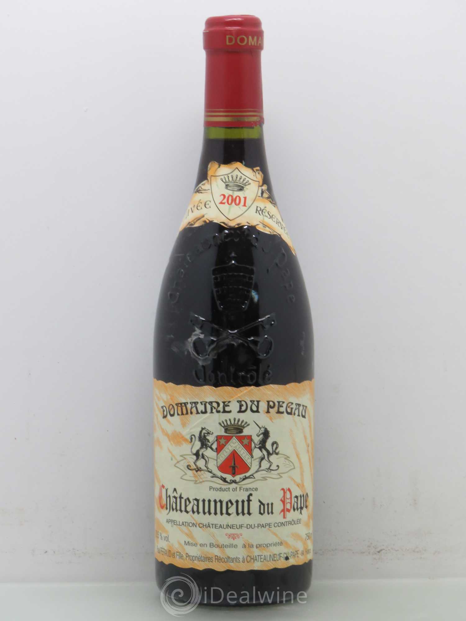 Châteauneuf-du-Pape Domaine du Pégau Cuvée Réservée Paul et Laurence Féraud 2001 - Lot de 1 bouteille - 0