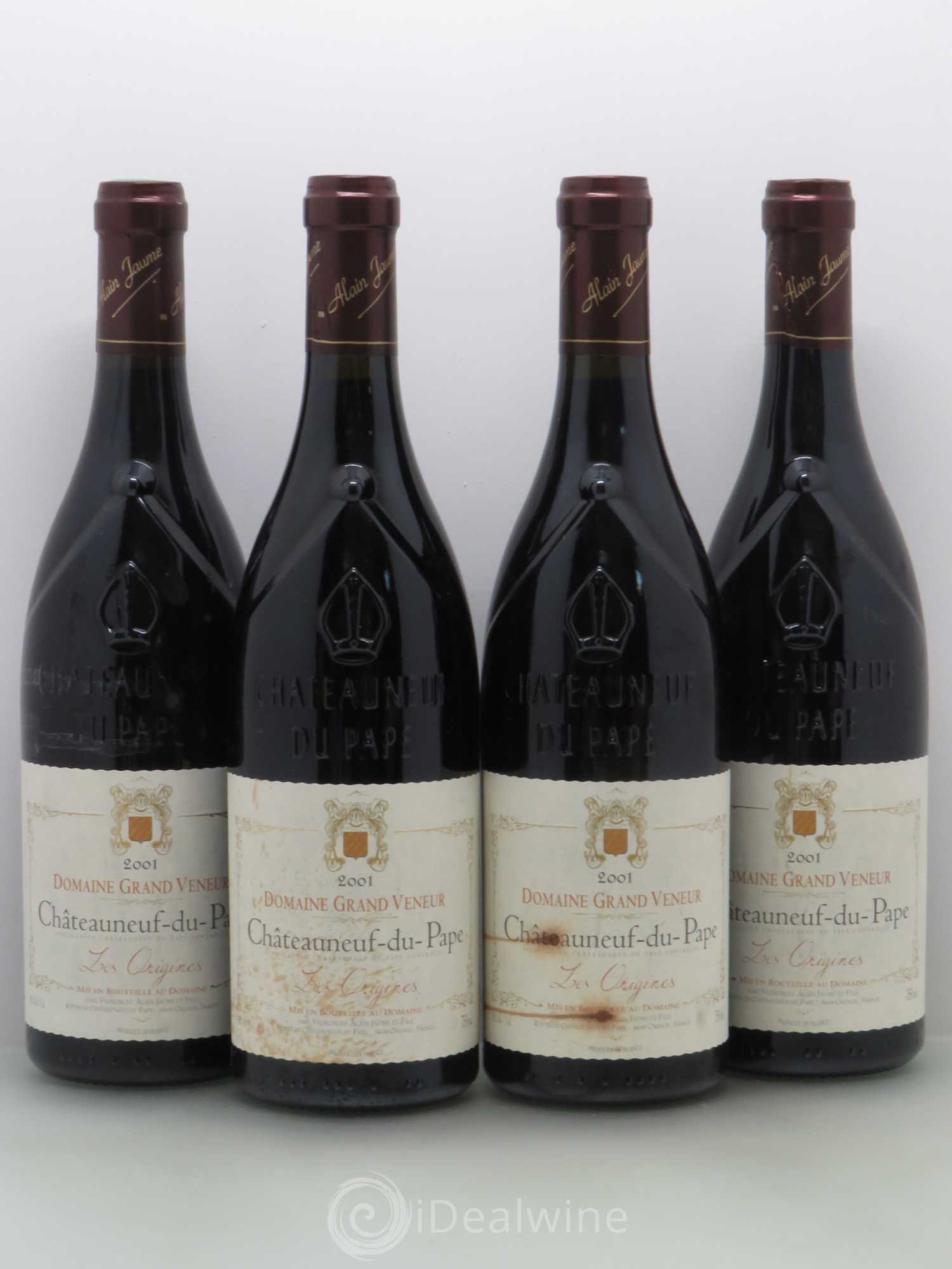 Châteauneuf-du-Pape Les Origines Grand Veneur (Domaine) 2001 - Lot de 4 bouteilles - 0