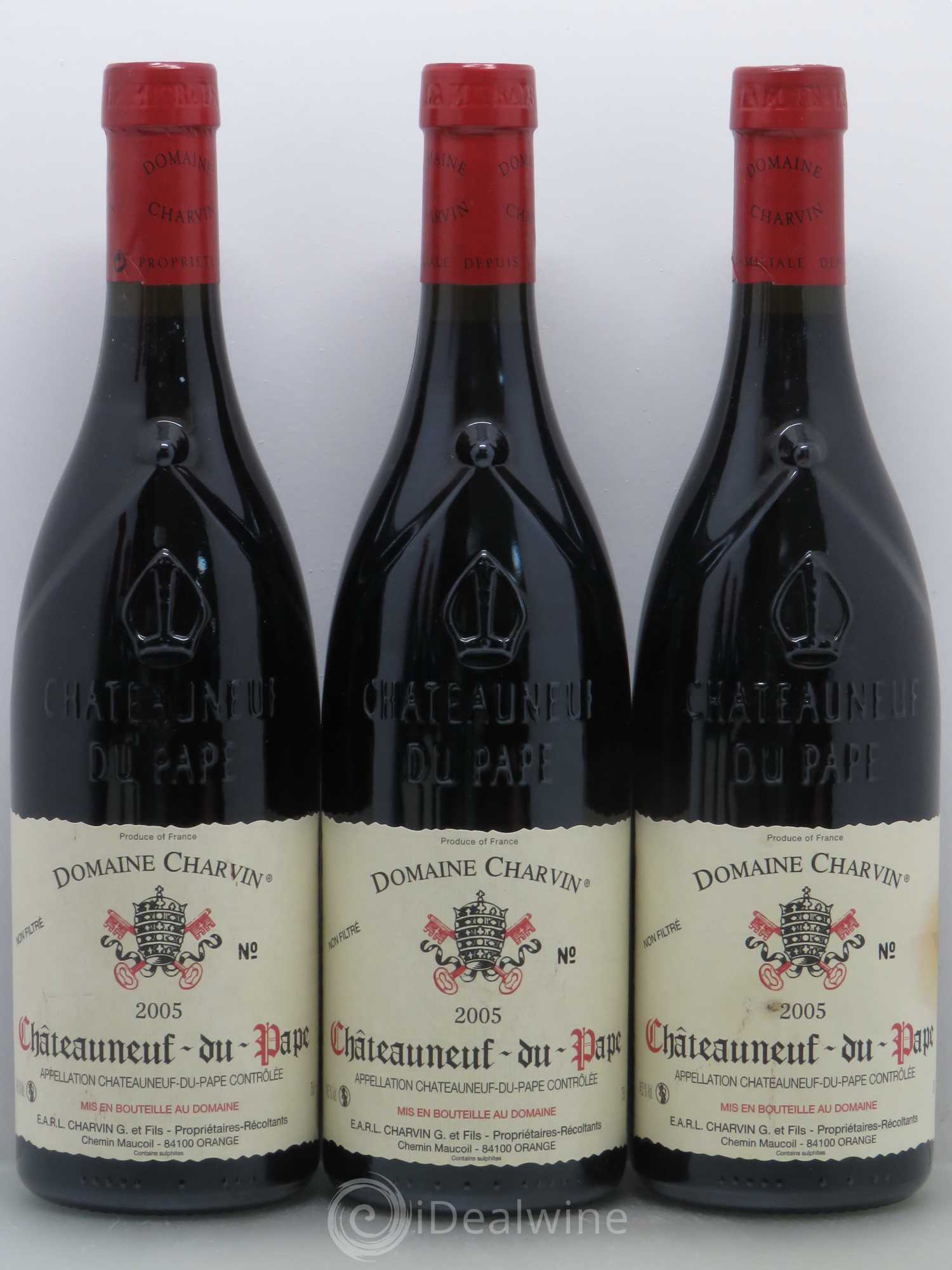 Châteauneuf-du-Pape Charvin (Domaine) 2005 - Lot de 6 bouteilles - 1