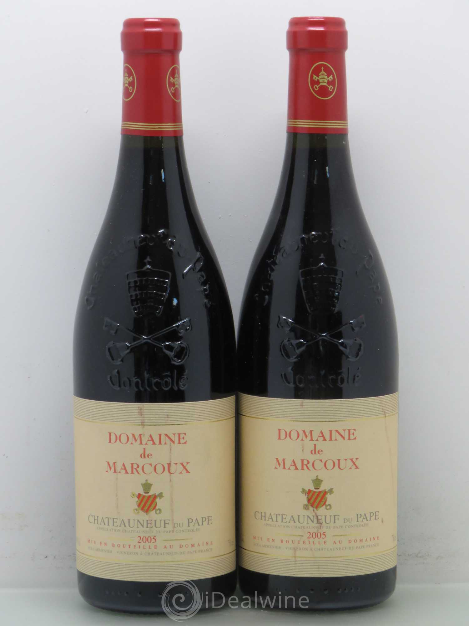 Châteauneuf-du-Pape Marcoux (Domaine de) 2005 - Lot de 2 bouteilles - 0