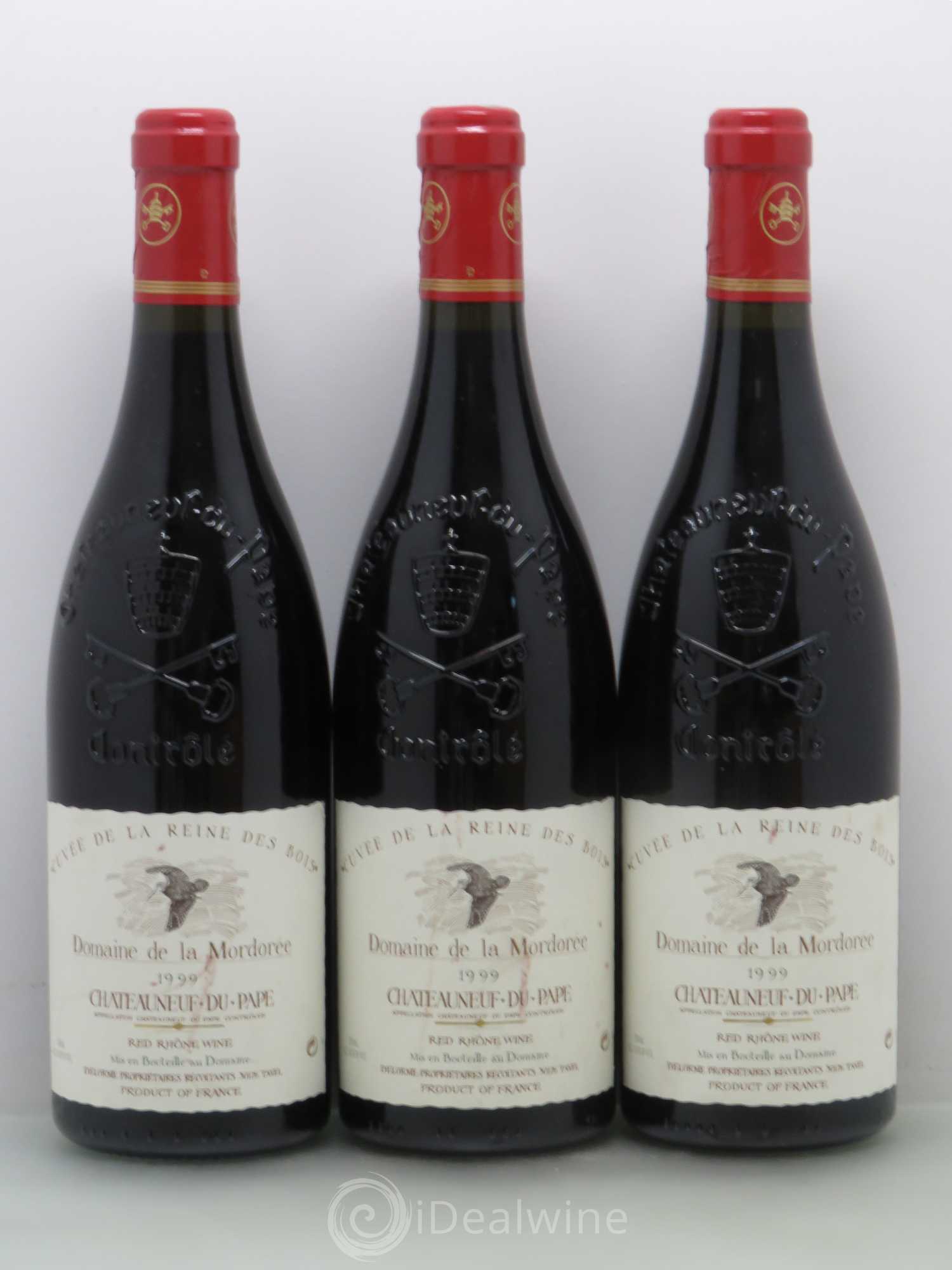 Châteauneuf-du-Pape  Cuvée de la Reine des Bois La Mordorée (Domaine de) 1999 - Lot de 6 bouteilles - 2