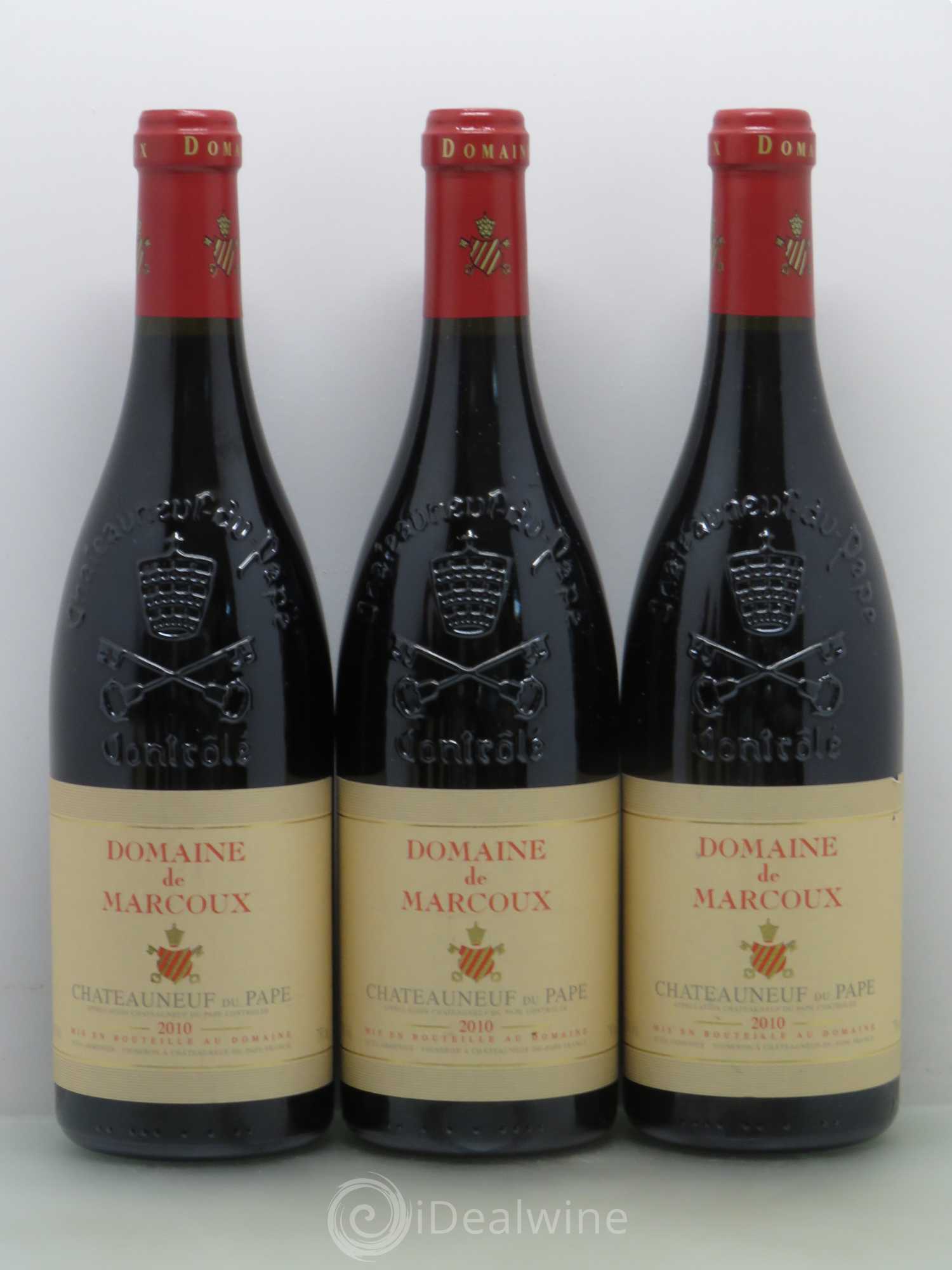 Châteauneuf-du-Pape Marcoux (Domaine de) 2010 - Lot de 6 bouteilles - 1