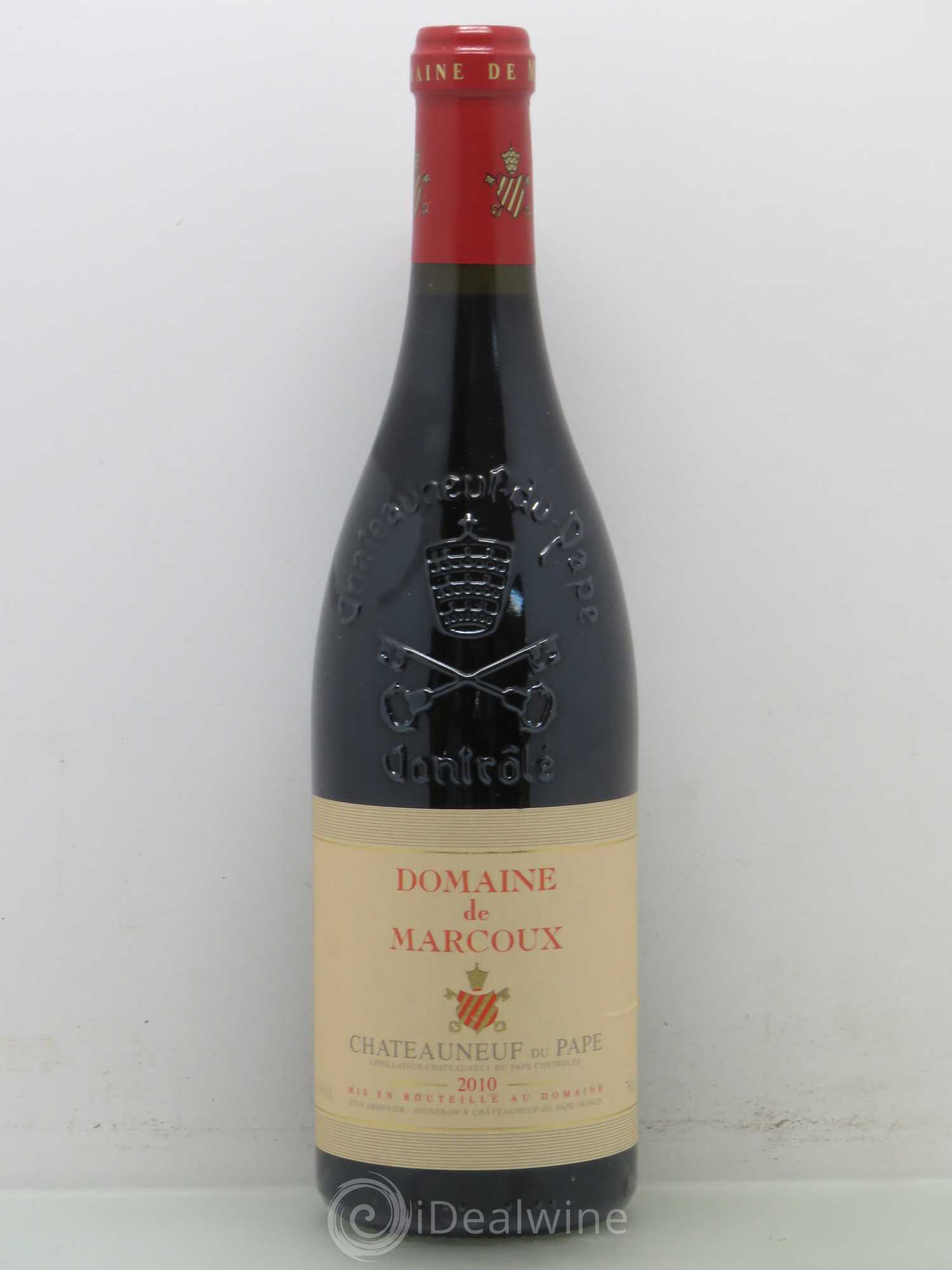 Châteauneuf-du-Pape Marcoux (Domaine de) 2010 - Lot de 1 bouteille - 0