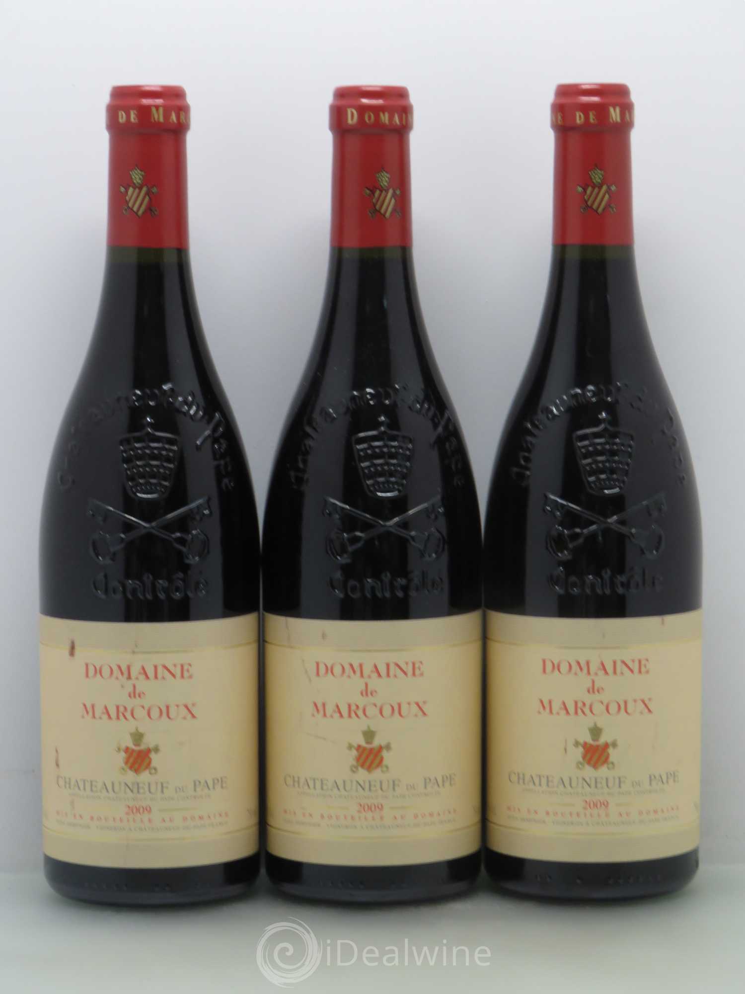 Châteauneuf-du-Pape Marcoux (Domaine de) 2009 - Lot de 6 bouteilles - 1