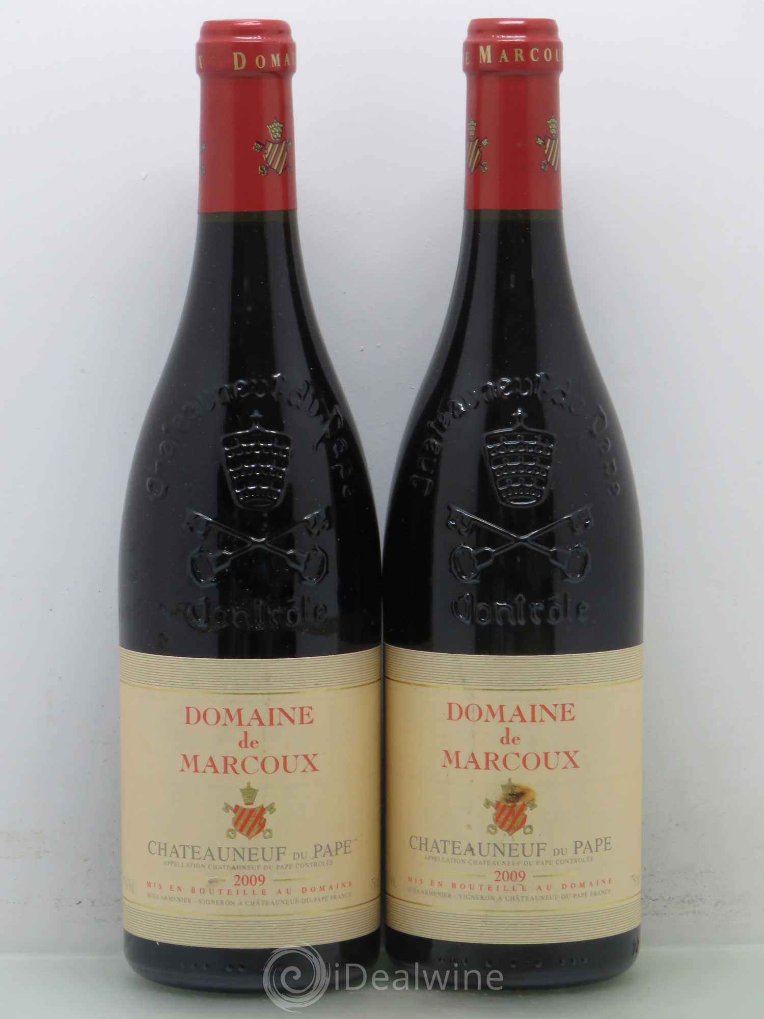 Châteauneuf-du-Pape Marcoux (Domaine de) 2009 - Lot de 2 bouteilles - 0