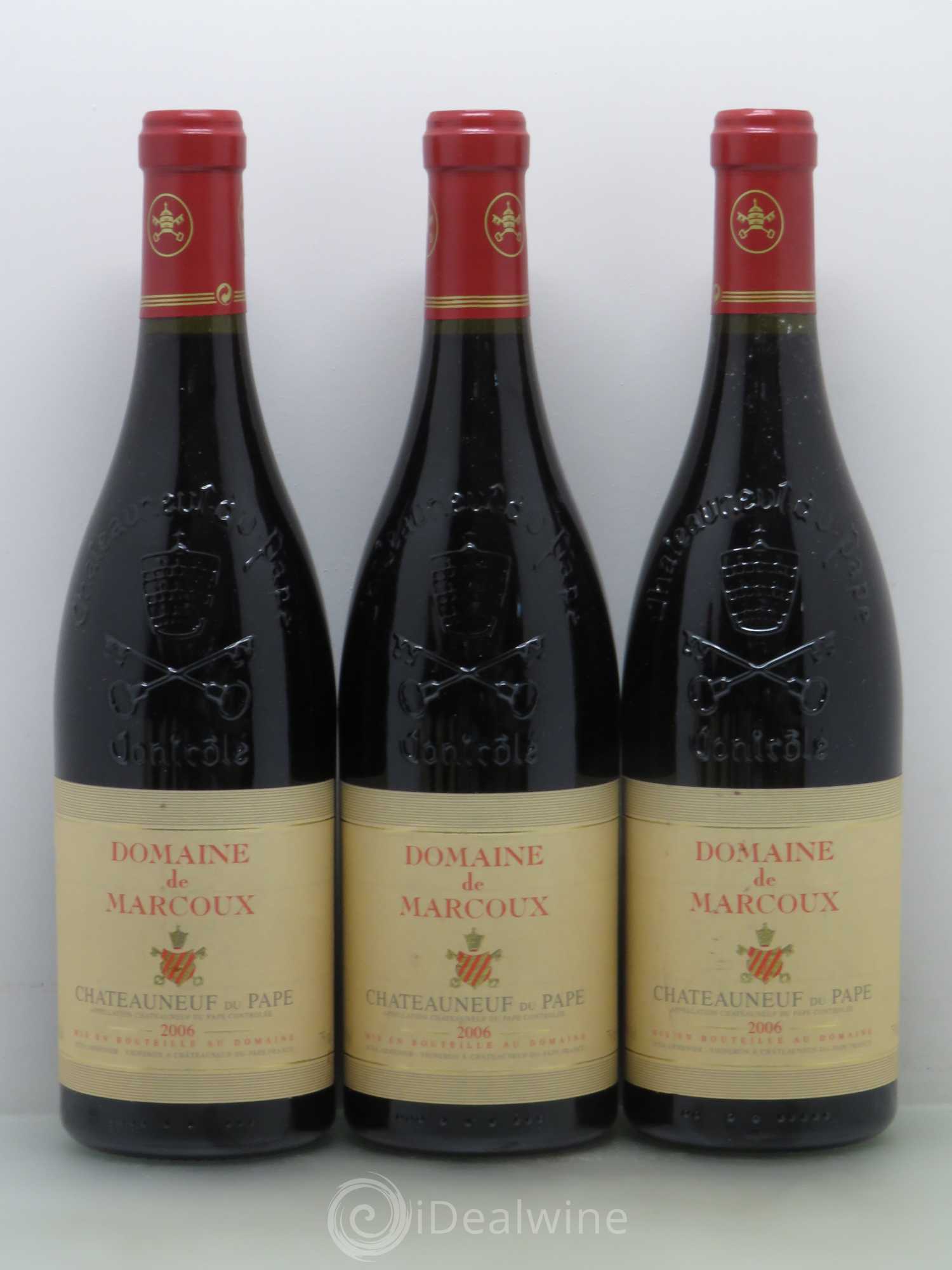 Châteauneuf-du-Pape Marcoux (Domaine de) 2006 - Lot de 6 bouteilles - 1