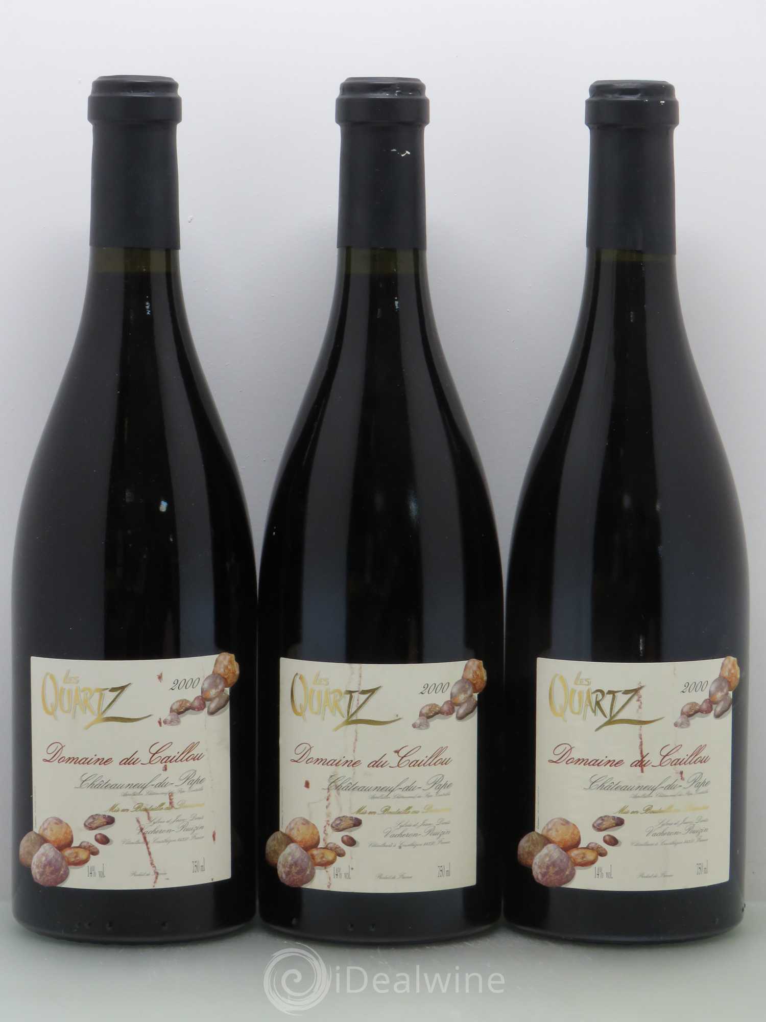 Châteauneuf-du-Pape Les Quartz Clos du Caillou 2000 - Lot de 6 bouteilles - 2