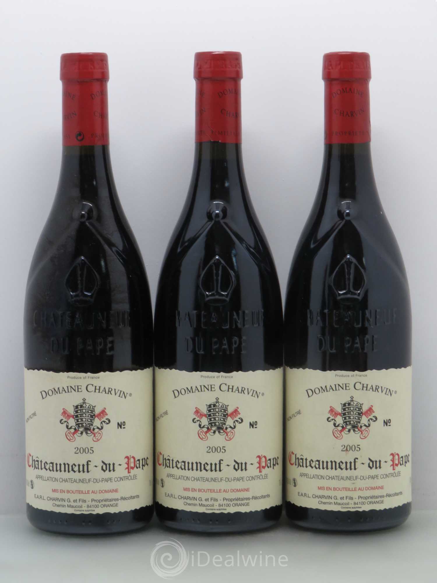 Châteauneuf-du-Pape Charvin (Domaine) 2005 - Lot de 6 bouteilles - 1