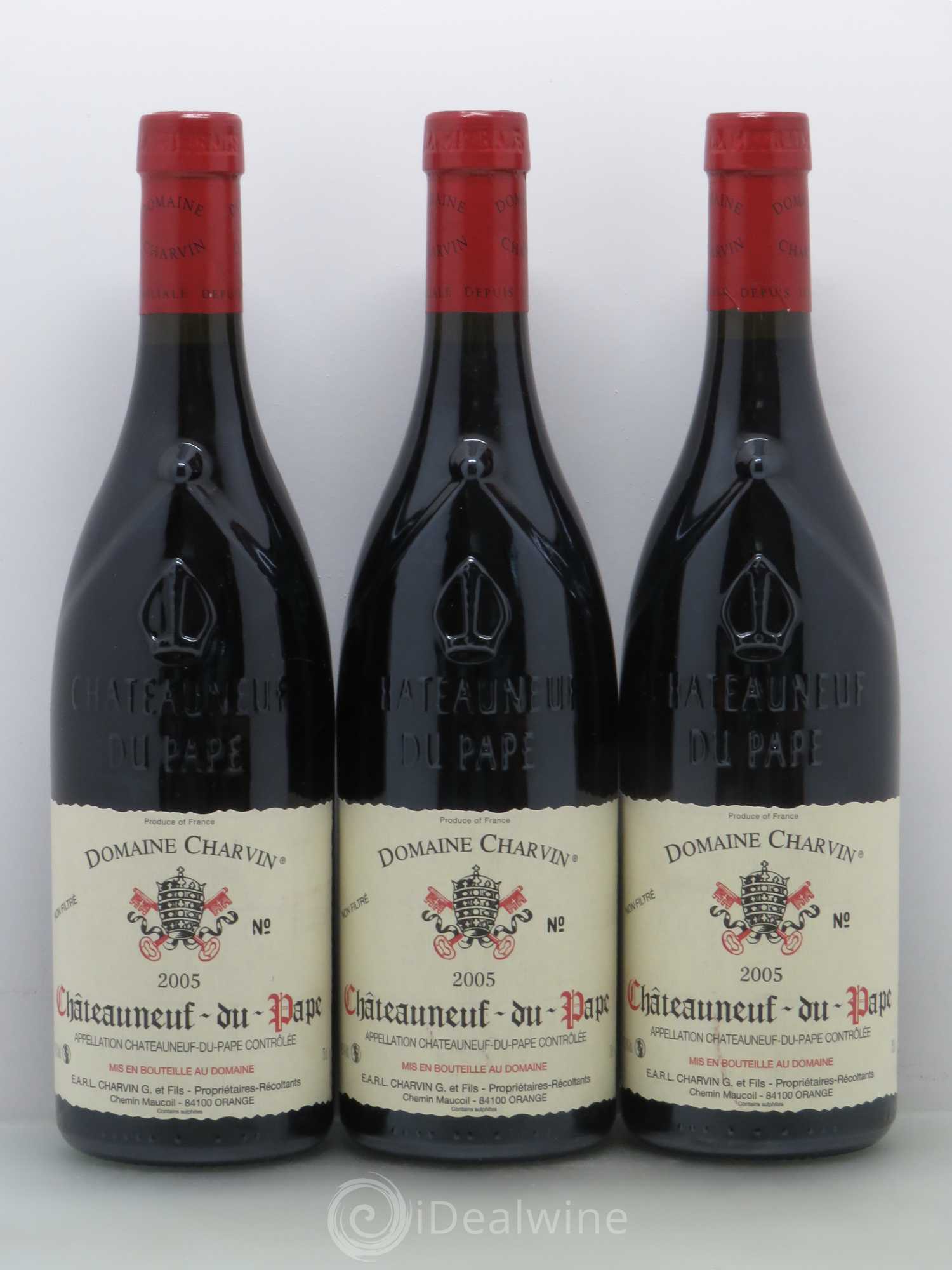 Châteauneuf-du-Pape Charvin (Domaine) 2005 - Lot de 3 bouteilles - 0