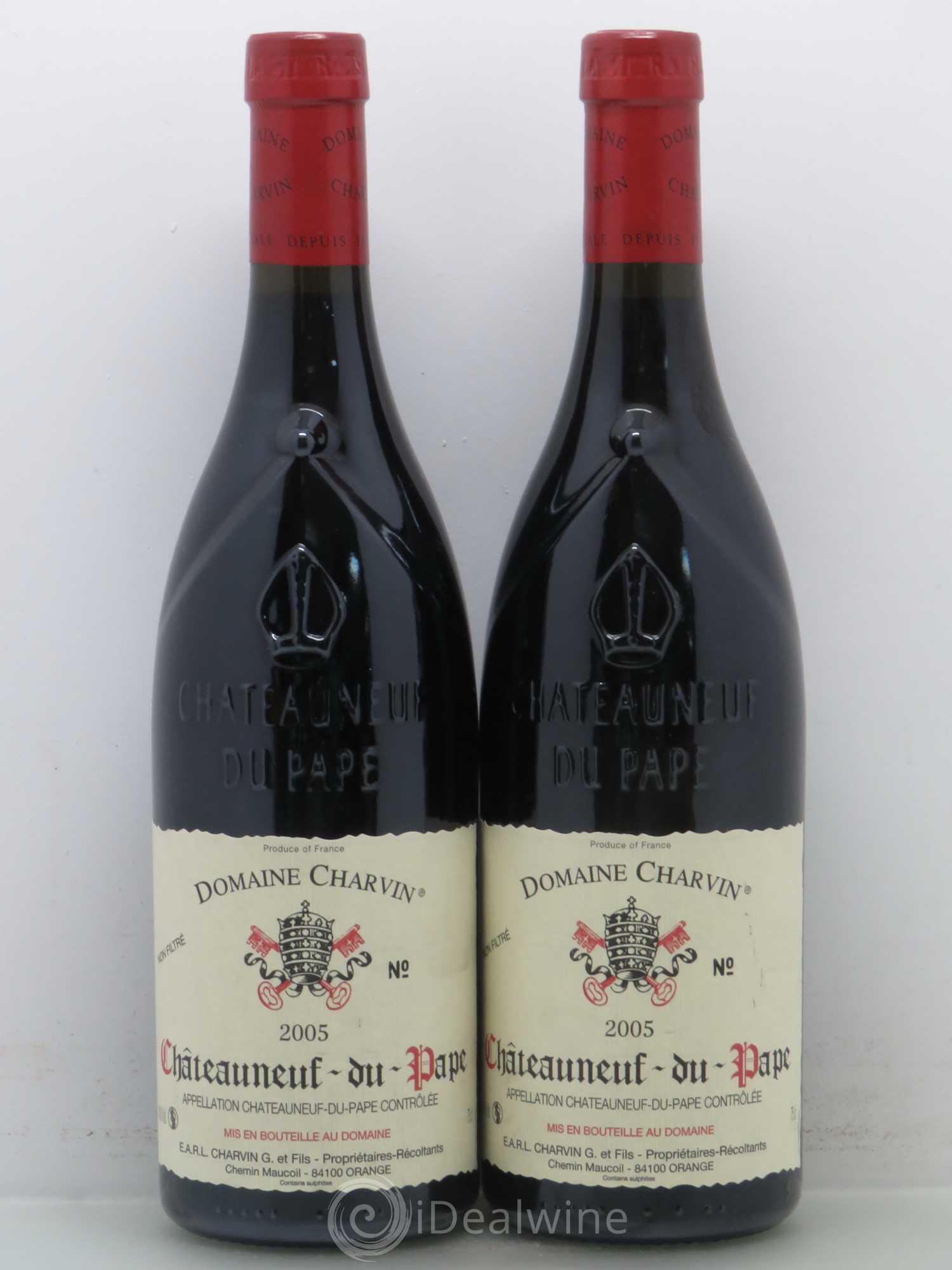 Châteauneuf-du-Pape Charvin (Domaine) 2005 - Lot de 2 bouteilles - 0