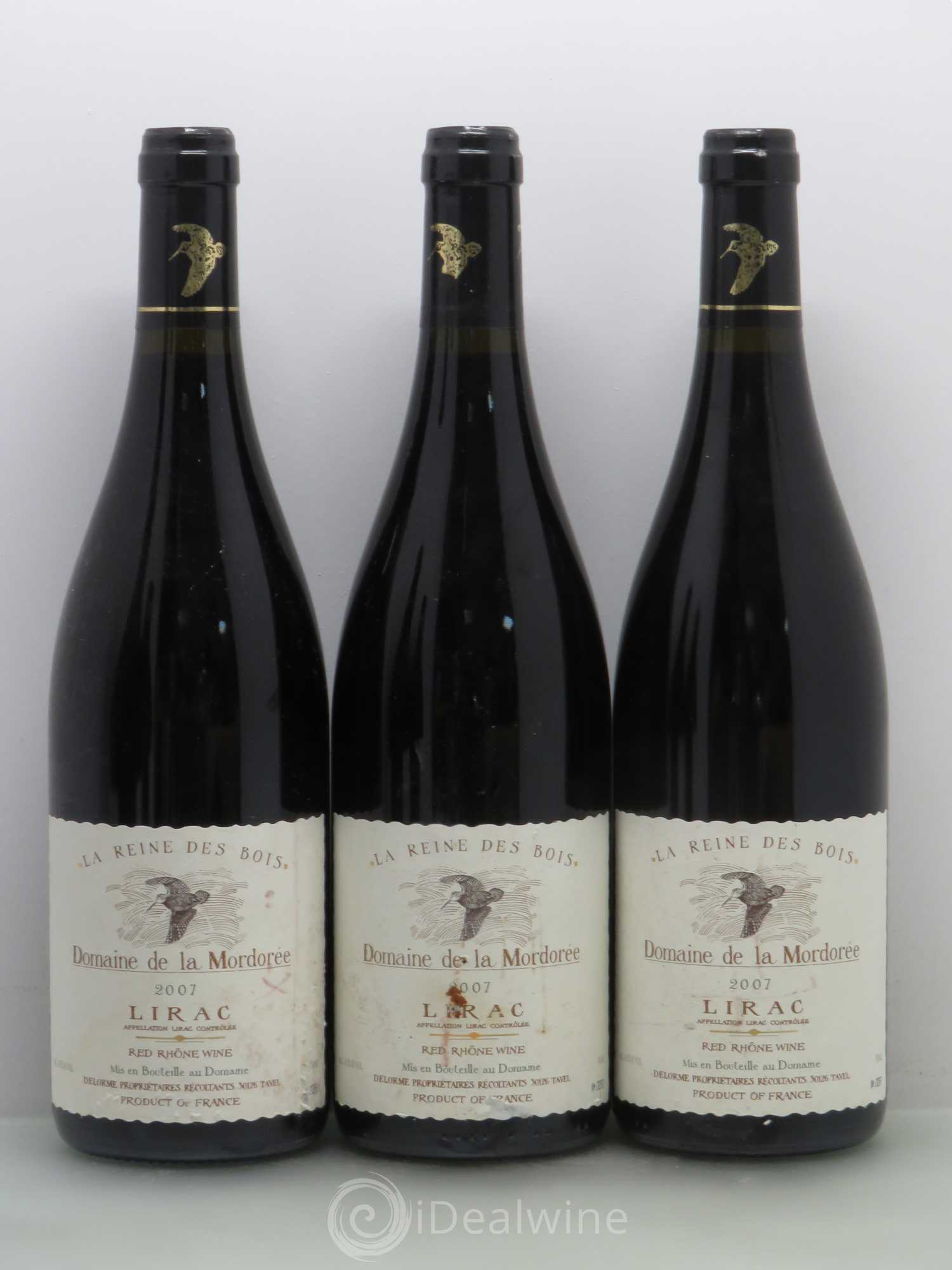 Lirac Cuvée Reine des Bois La Mordorée (Domaine de) 2007 - Lot de 5 bouteilles - 1