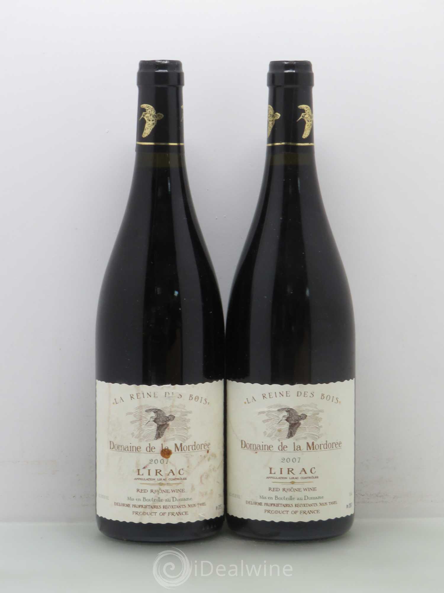 Lirac Cuvée Reine des Bois La Mordorée (Domaine de) 2007 - Lot de 5 bouteilles - 2