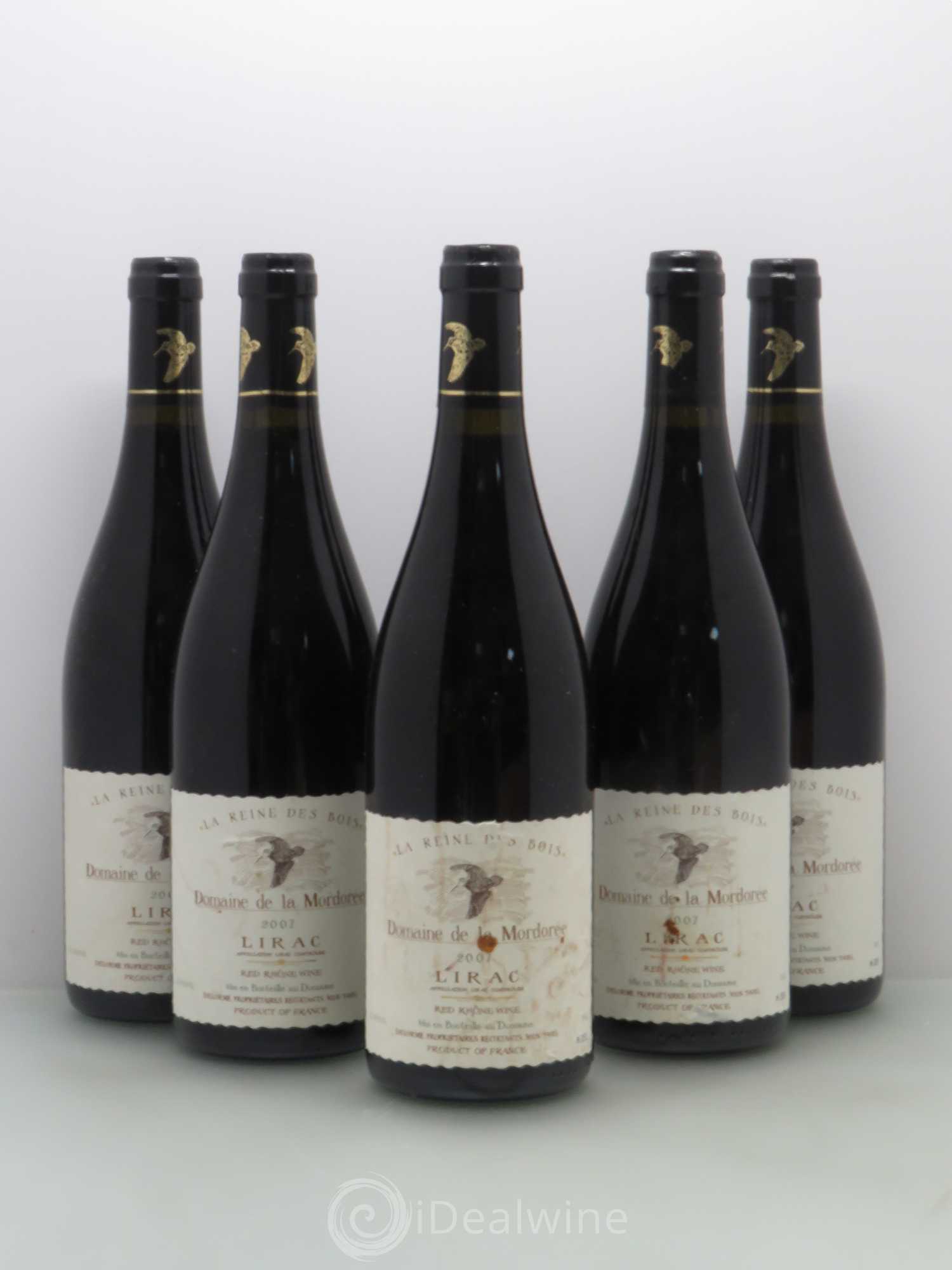 Lirac Cuvée Reine des Bois La Mordorée (Domaine de) 2007 - Lot de 5 bouteilles - 0