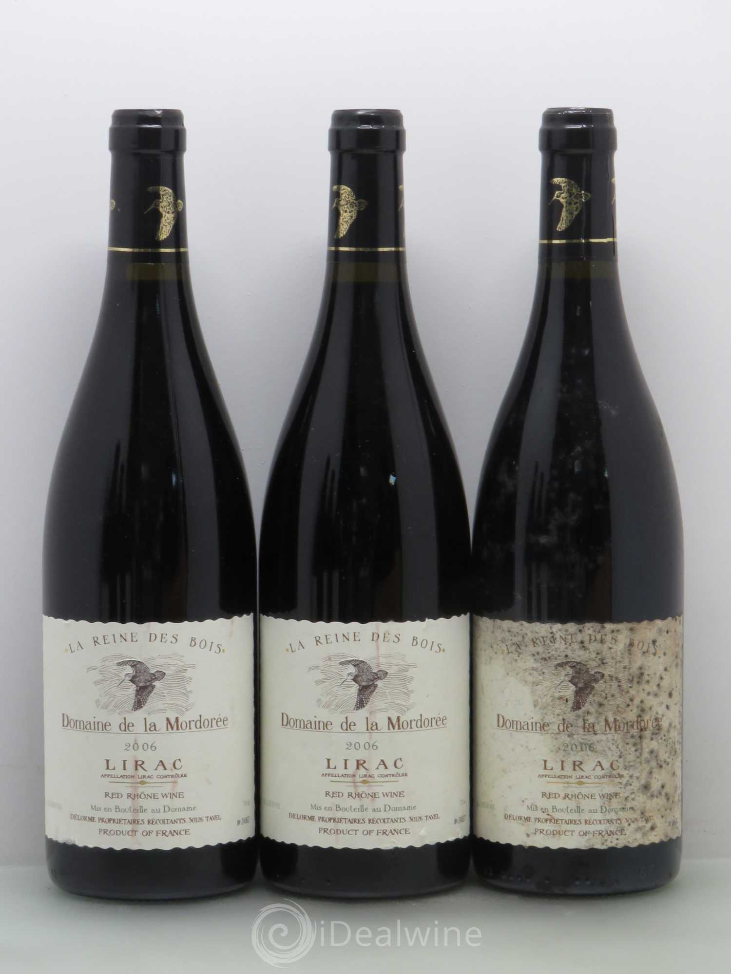 Lirac Cuvée Reine des Bois La Mordorée (Domaine de) 2006 - Lot de 6 bouteilles - 1