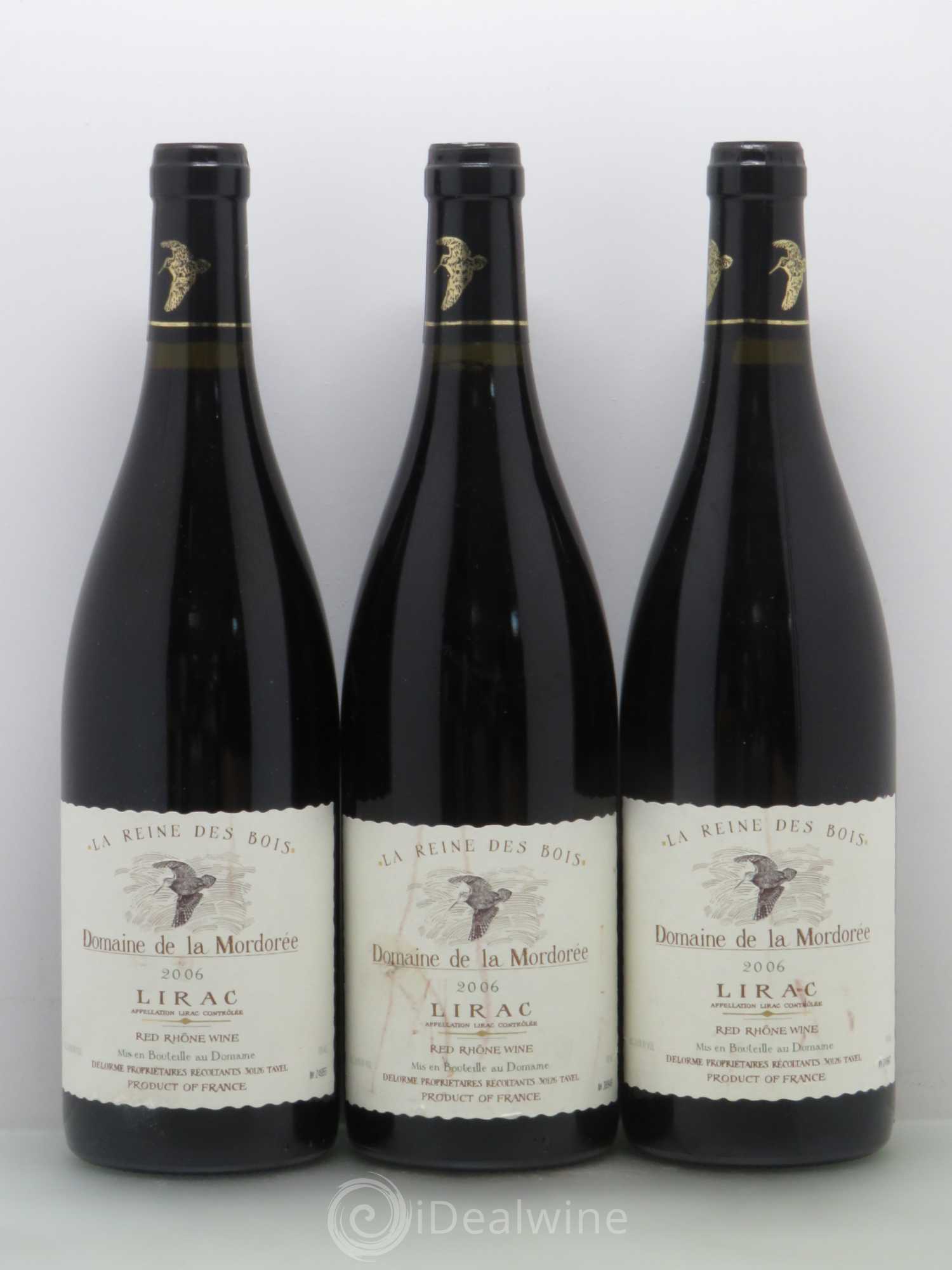 Lirac Cuvée Reine des Bois La Mordorée (Domaine de) 2006 - Lot de 6 bouteilles - 2