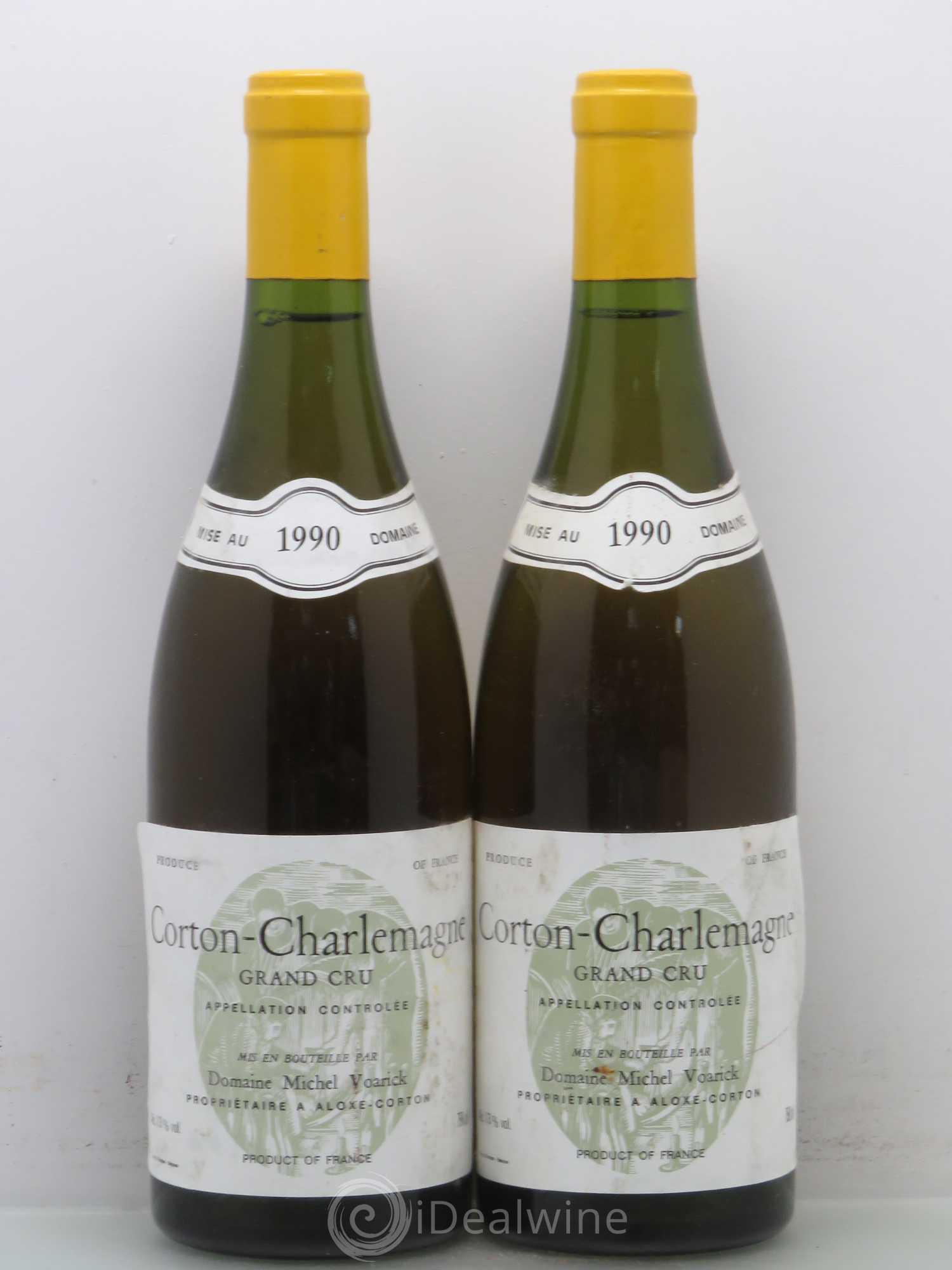 Corton-Charlemagne Grand Cru Voarick 1990 - Lot de 2 bouteilles - 0