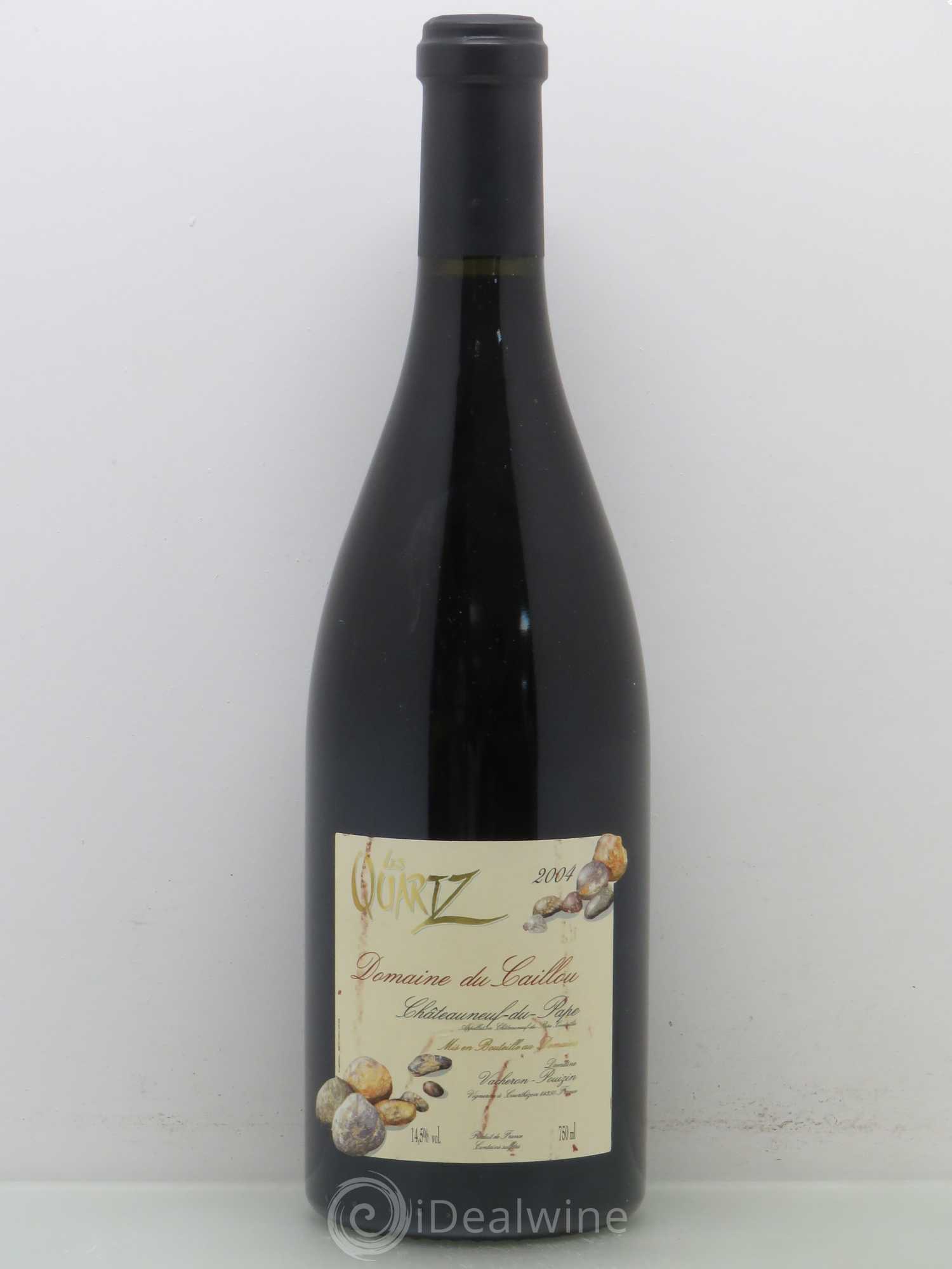 Châteauneuf-du-Pape Les Quartz Clos du Caillou 2004 - Lot de 1 bouteille - 0