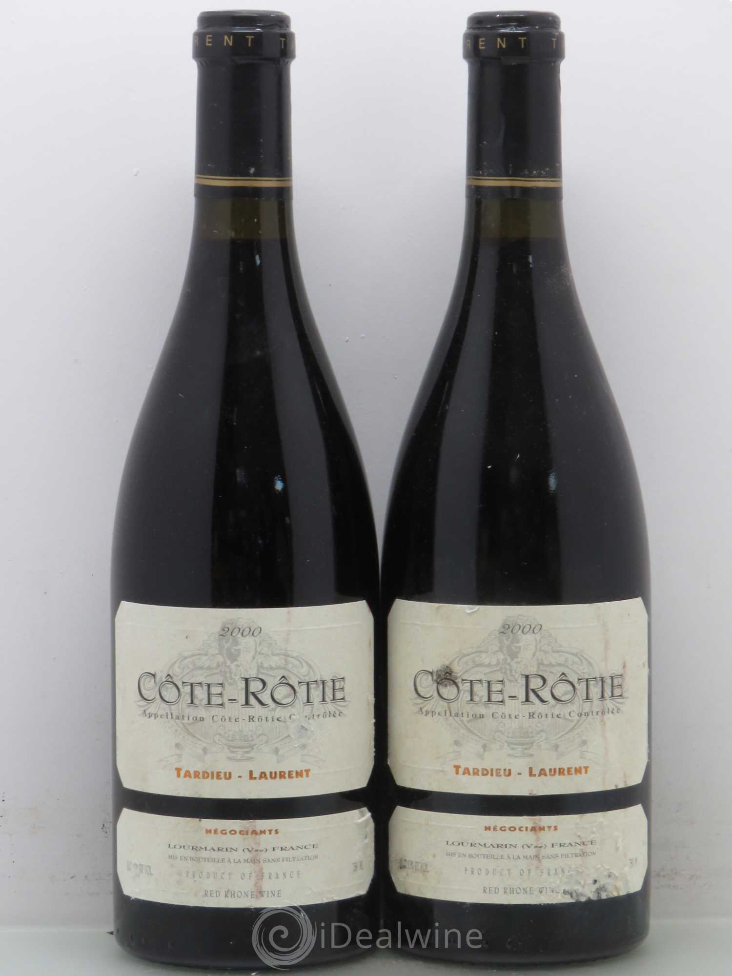 Côte-Rôtie Maison Tardieu-Laurent 2000 - Lot de 2 bouteilles - 0