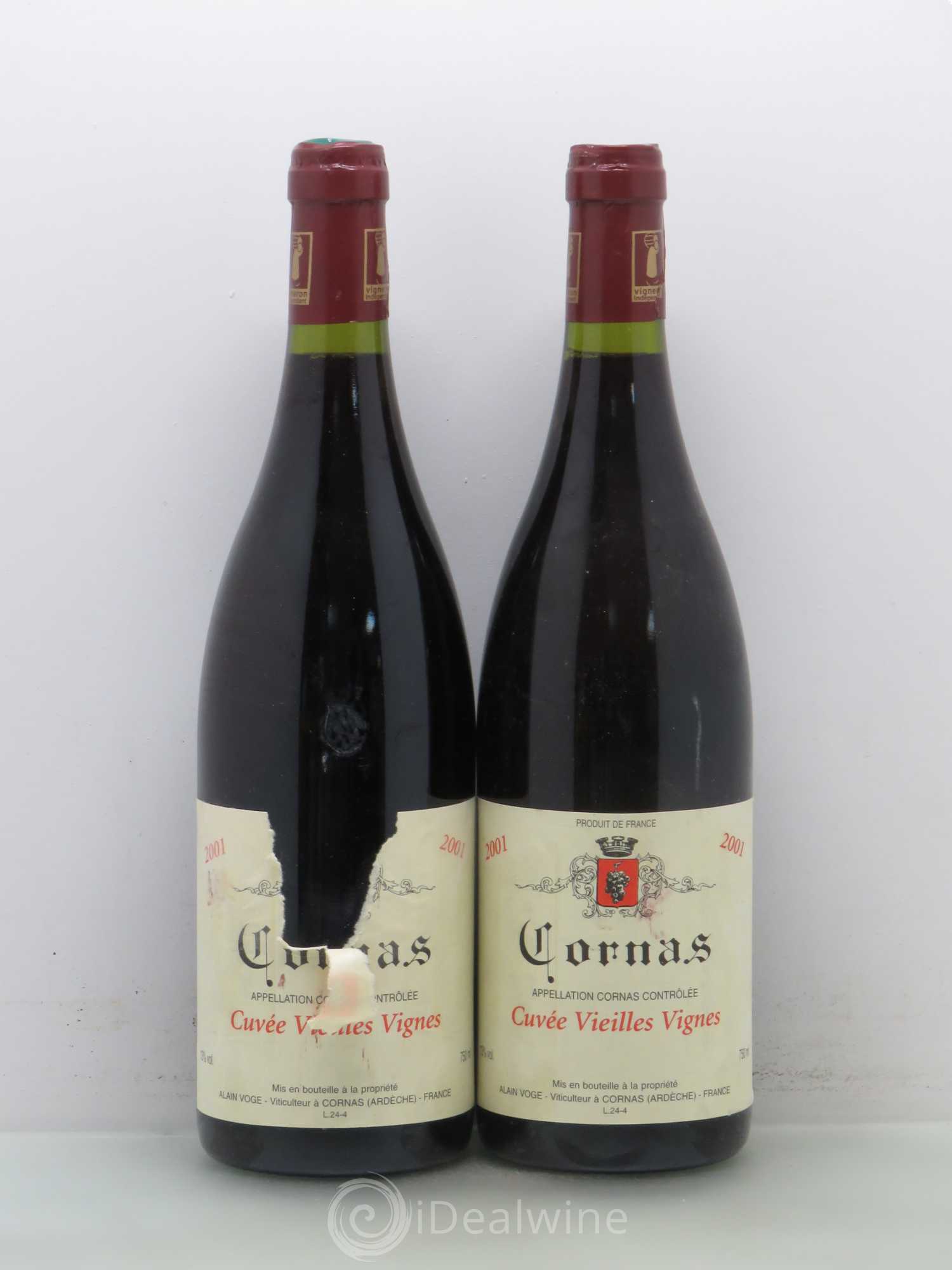 Cornas Les Vieilles Vignes Alain Voge (Domaine) 2001 - Lot de 5 bouteilles - 2