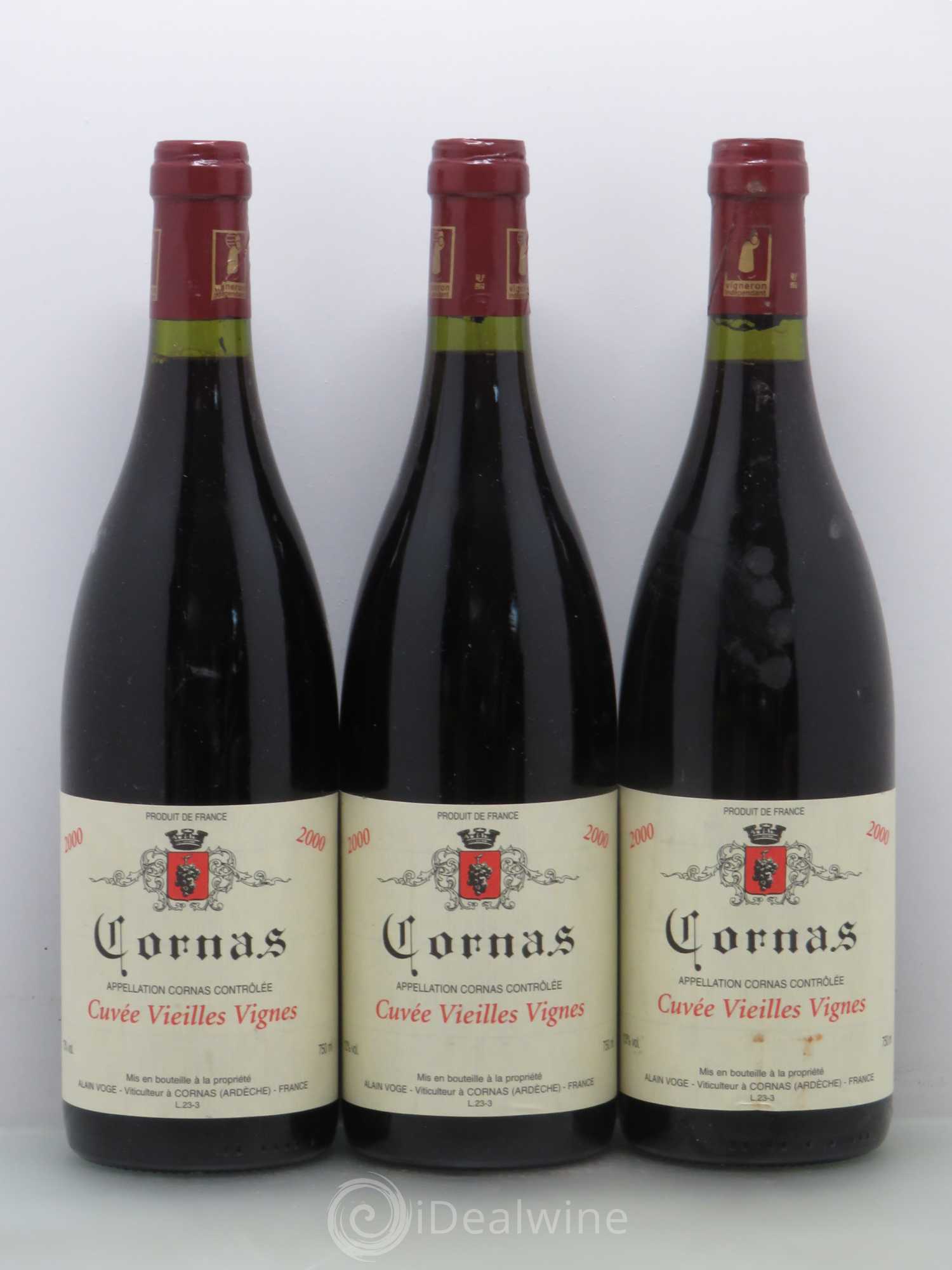 Cornas Les Vieilles Vignes Alain Voge (Domaine) 2000 - Lot de 6 bouteilles - 2