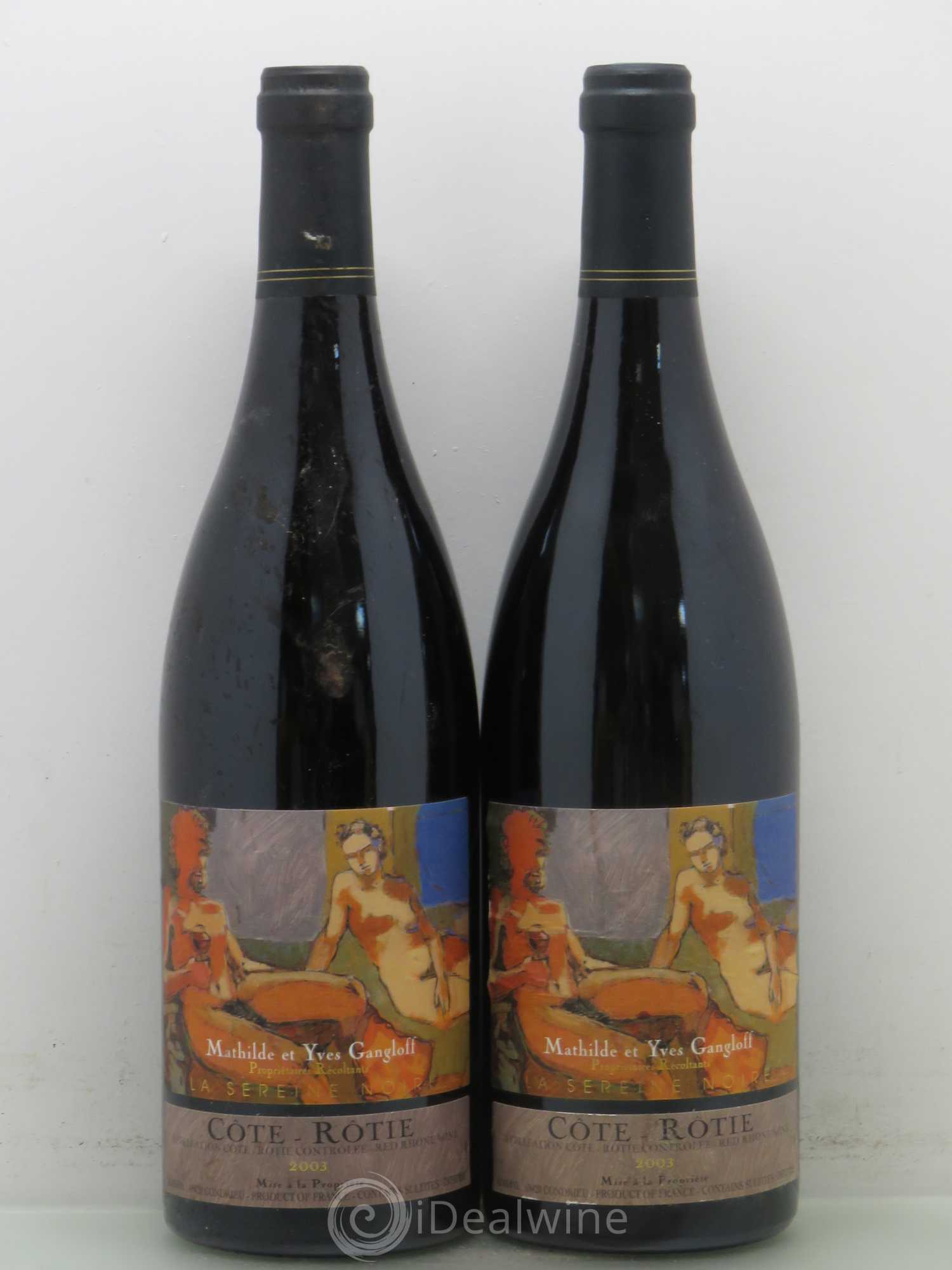 Côte-Rôtie La Sereine Noire Gangloff (Domaine) 2003 - Lot de 2 bouteilles - 0