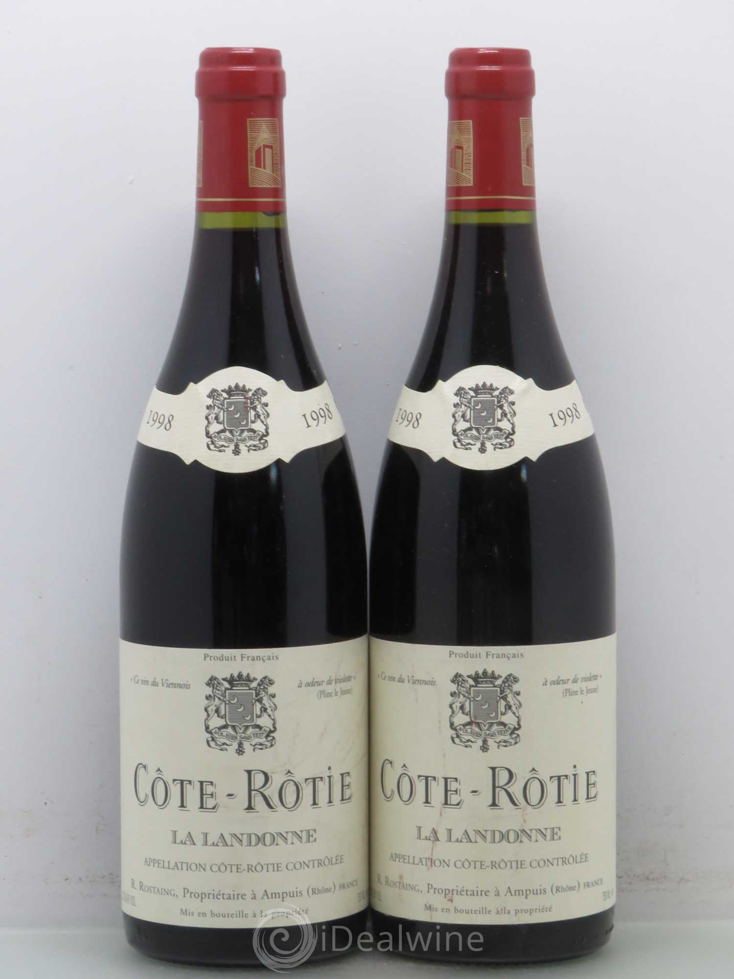 Côte-Rôtie La Landonne René Rostaing 1998 - Lot de 2 bouteilles - 0