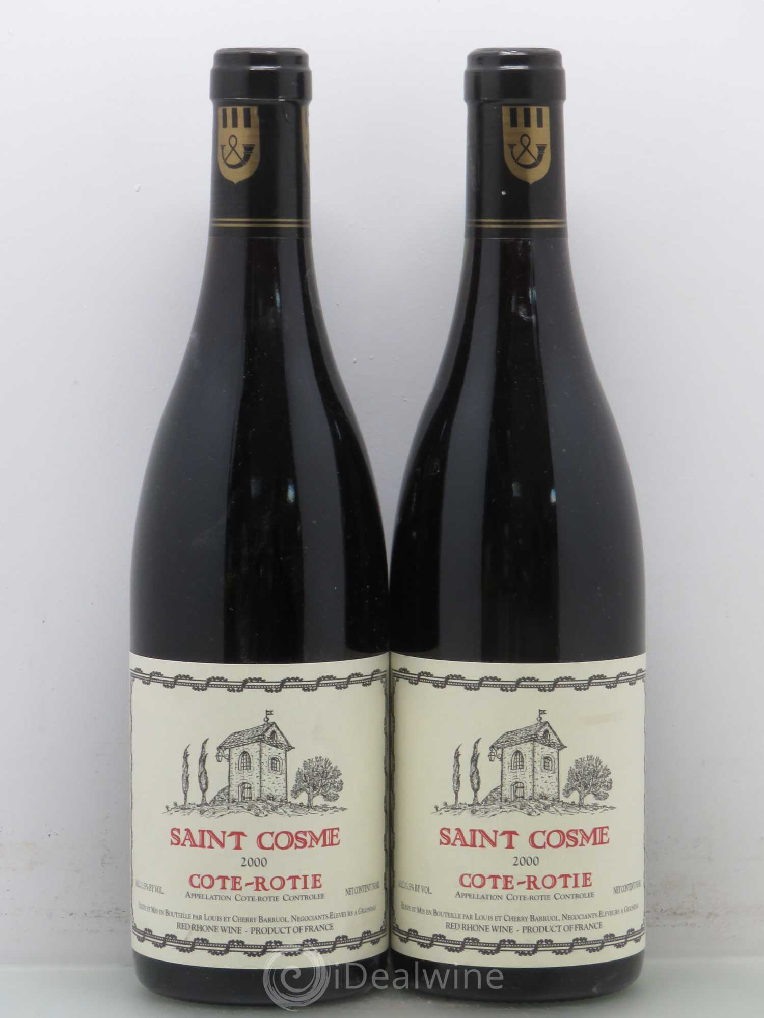Côte-Rôtie Saint Cosme 2000 - Posten von 2 Flaschen - 0
