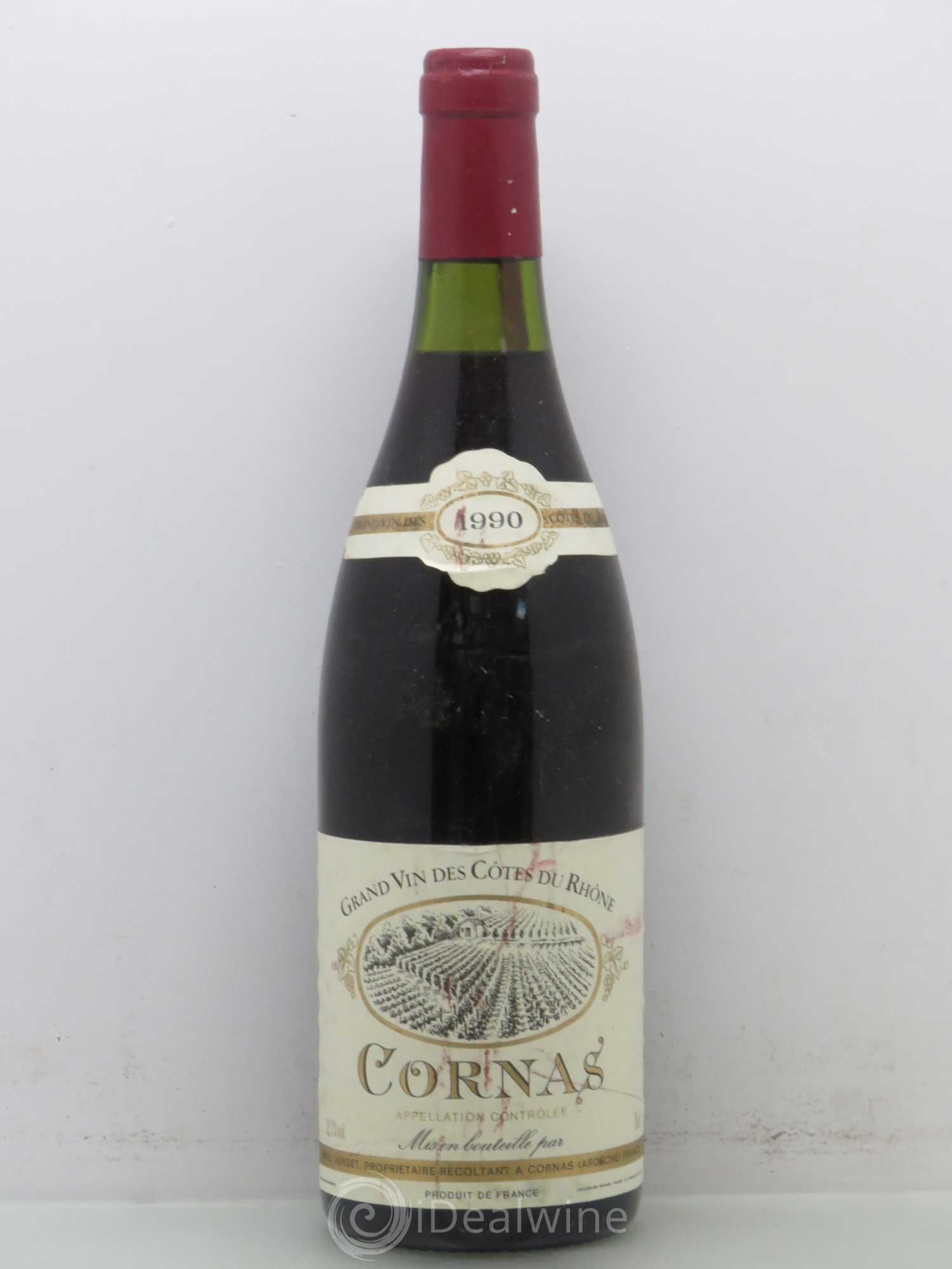 Cornas Noël Verset 1990 - Lot de 1 bouteille - 0