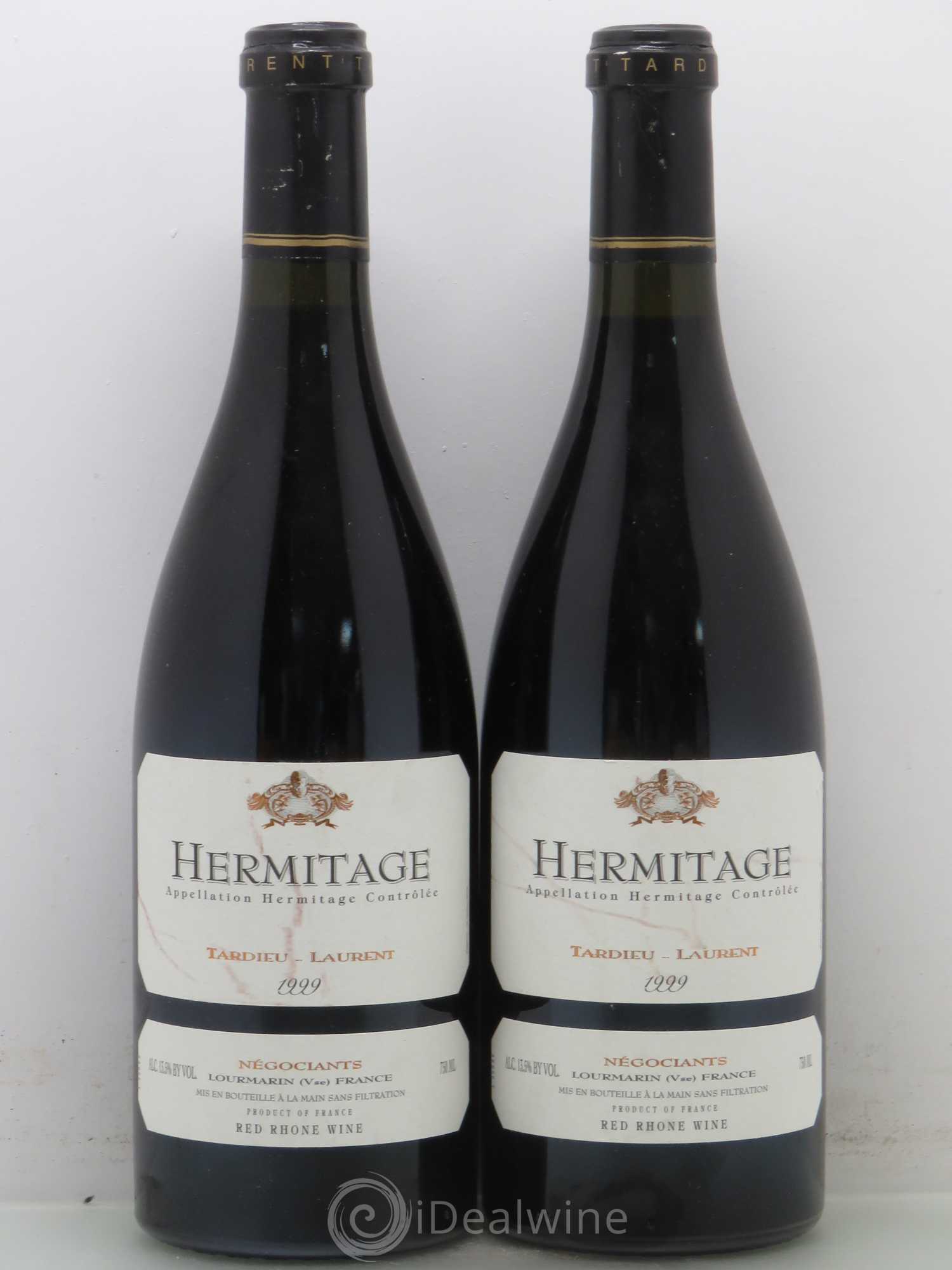 Hermitage Maison Tardieu-Laurent 1999 - Lot de 2 bouteilles - 0