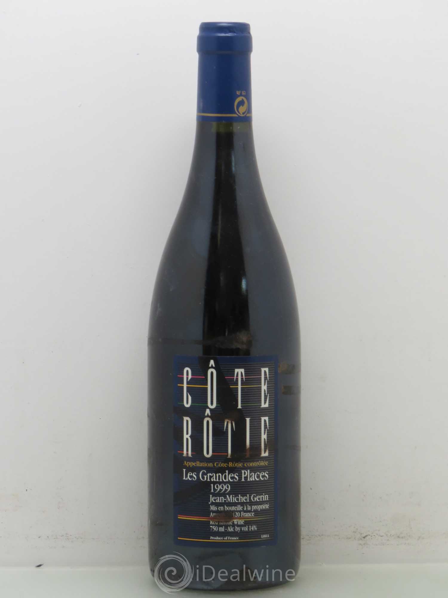 Côte-Rôtie Les Grandes Places Jean-Michel Gerin 1999 - Lot de 1 bouteille - 0
