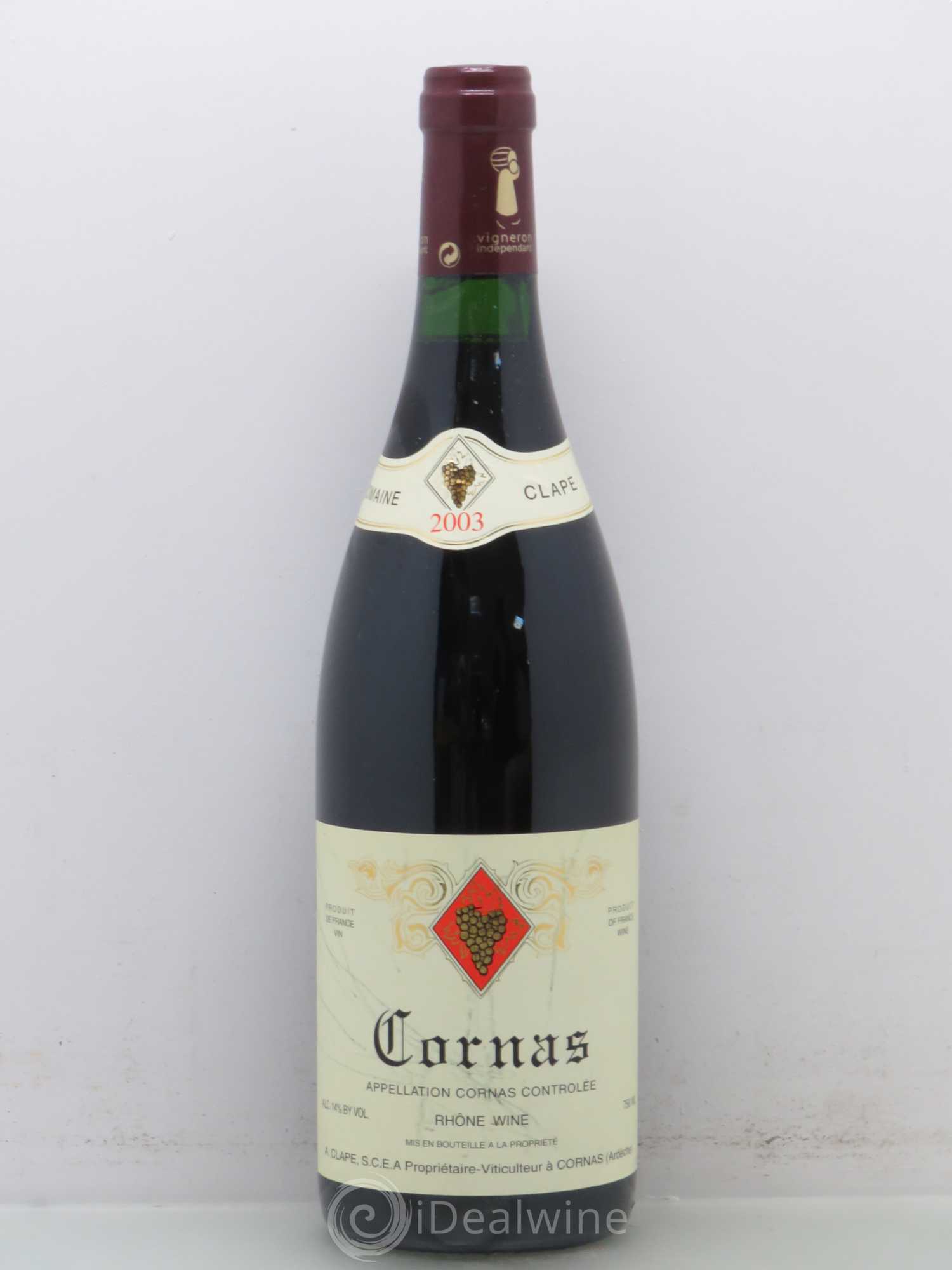 Cornas Auguste Clape 2003 - Lot de 1 bouteille - 0