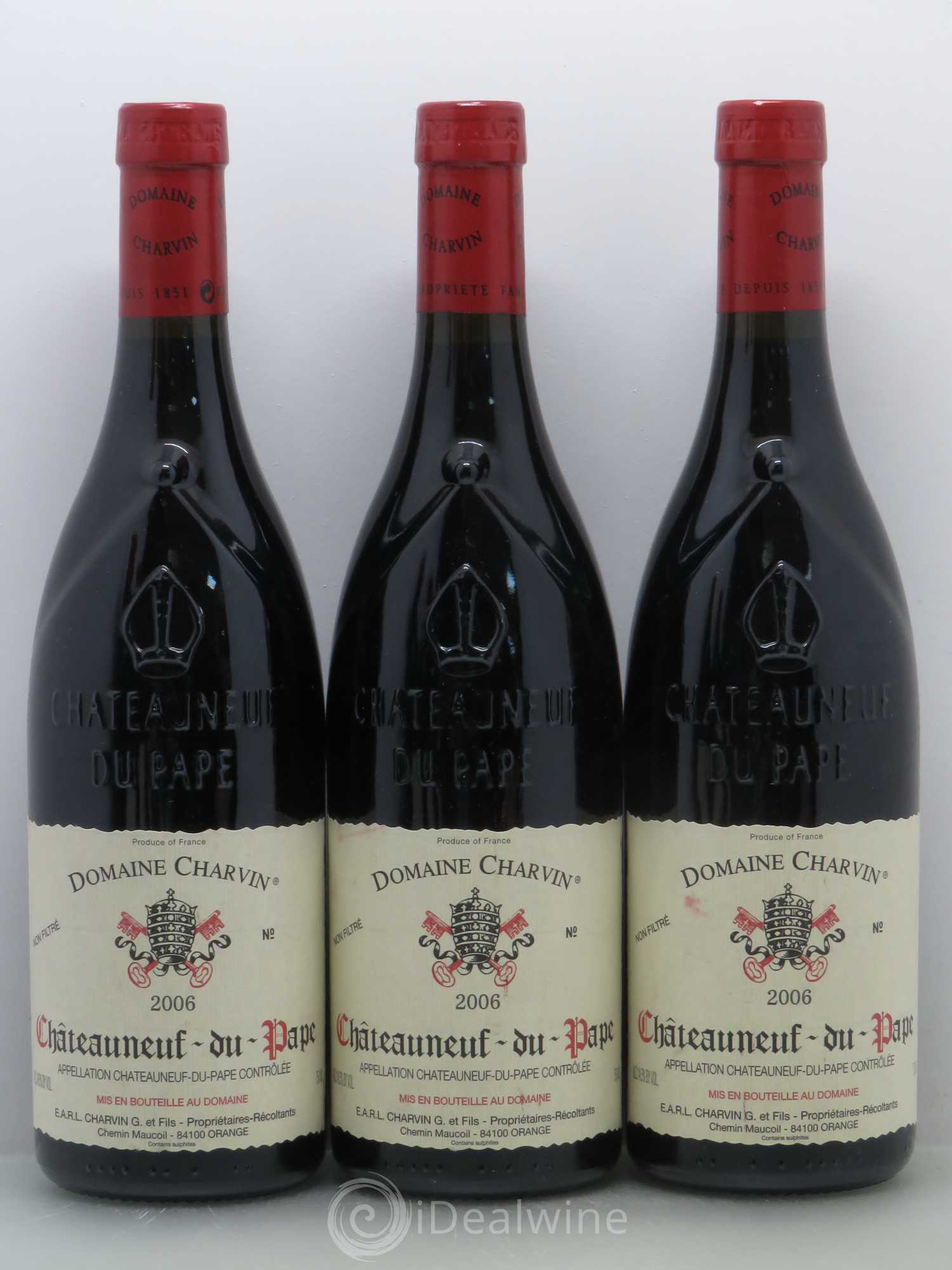 Châteauneuf-du-Pape Charvin (Domaine) 2006 - Lot de 6 bouteilles - 1