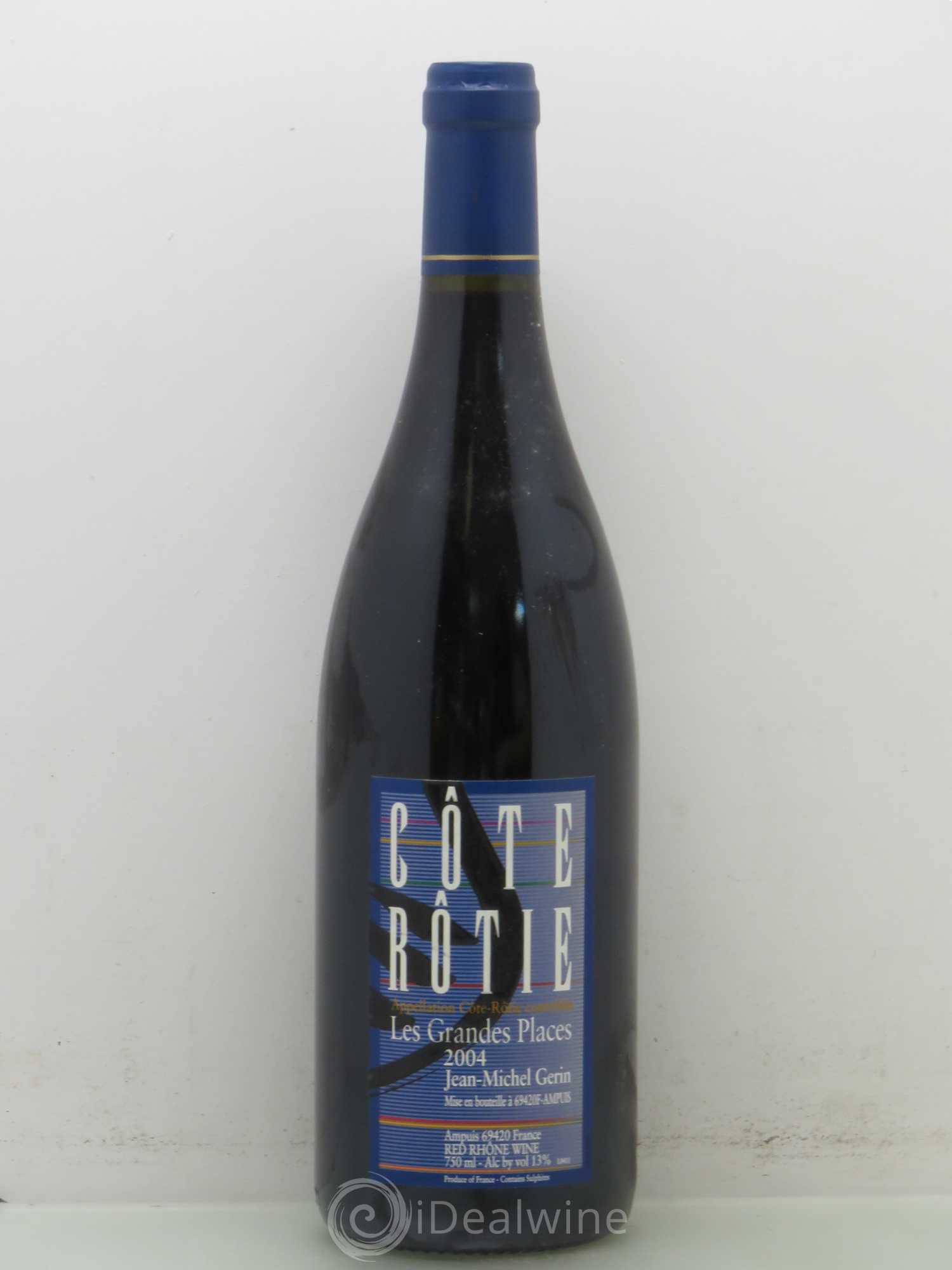 Côte-Rôtie Les Grandes Places Jean-Michel Gerin 2004 - Lot de 1 bouteille - 0